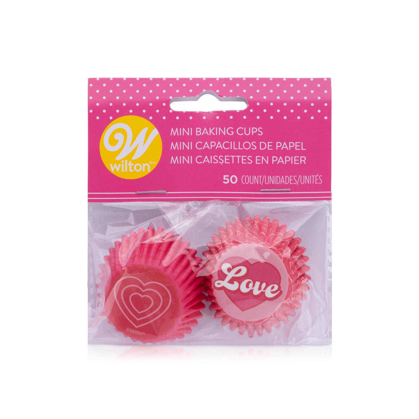 Wilton Valentine's Day Love Mini Baking Cups x 50