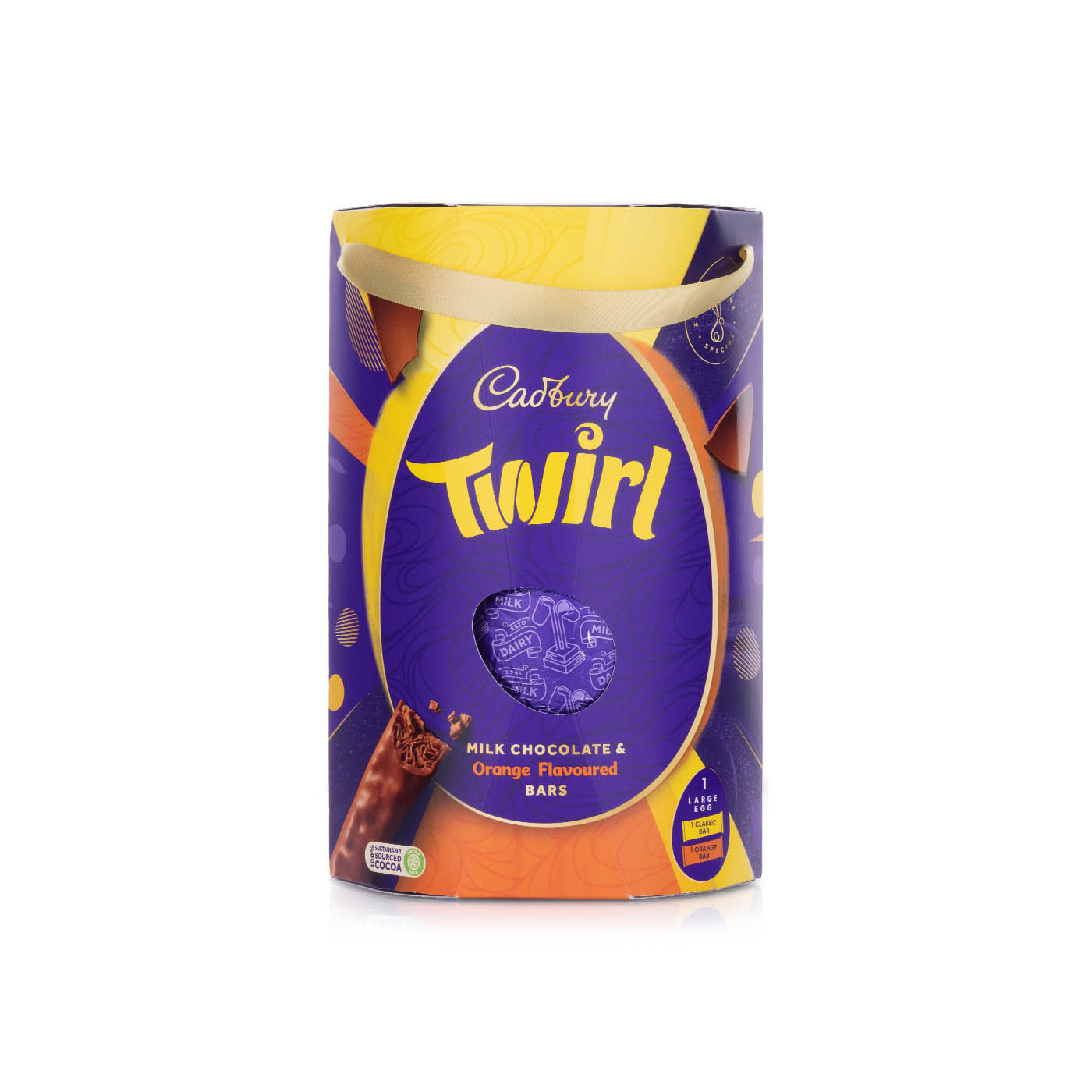 Cadbury Chocolate Orange Twirl Egg 241g
