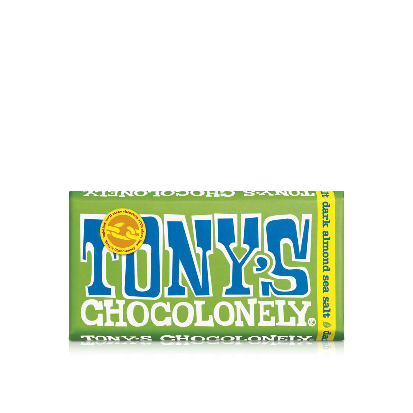 Tony's Chocolonely Dark Chocolate Almond and Sea Salt 180g