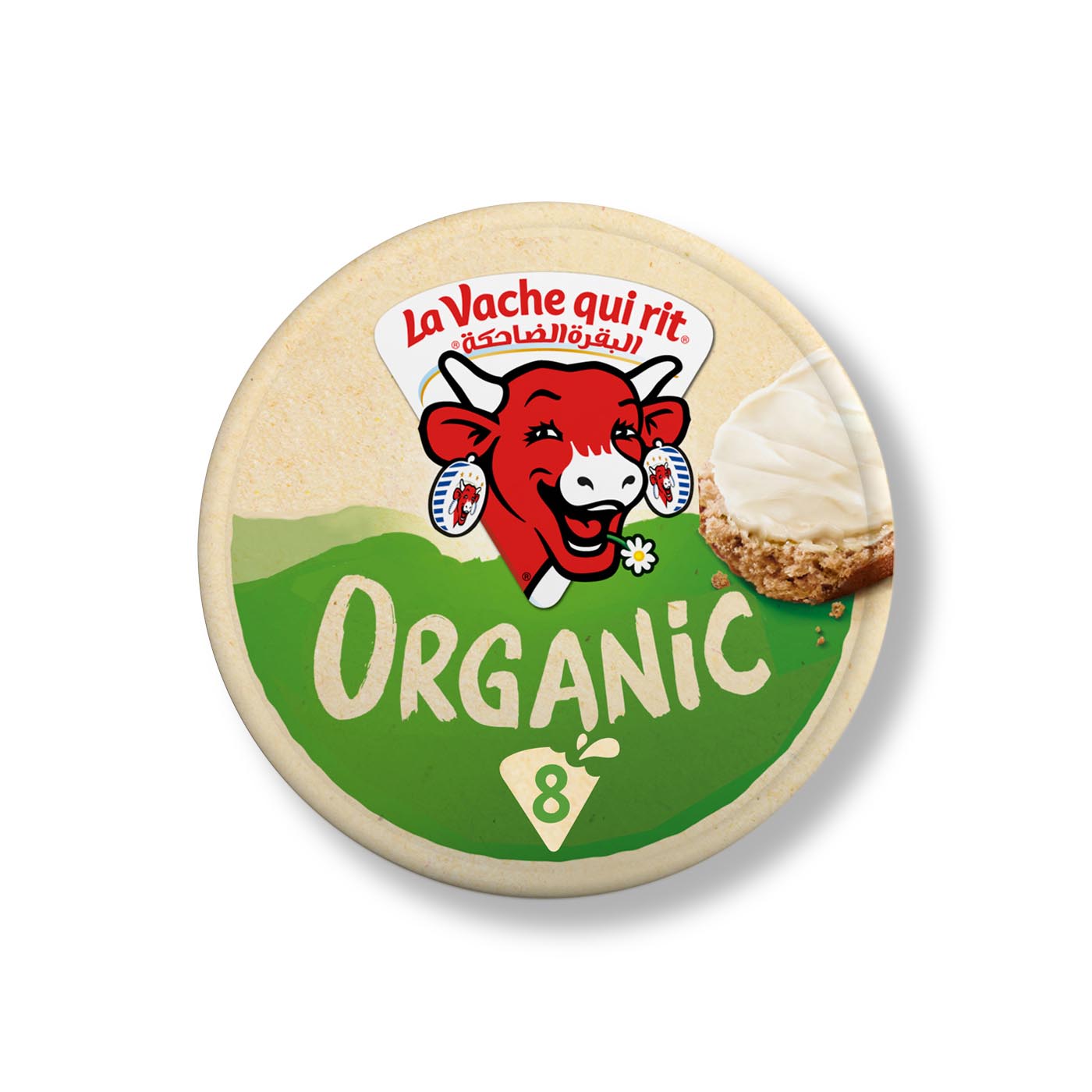 La Vache Qui Rit Organic Spreadable Cheese Triangles x 8 128g