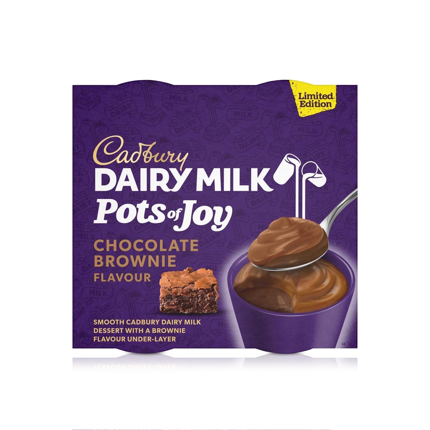 Cadbury Pots Of Joy Limited Edition Chocolate Brownie x 4 240g