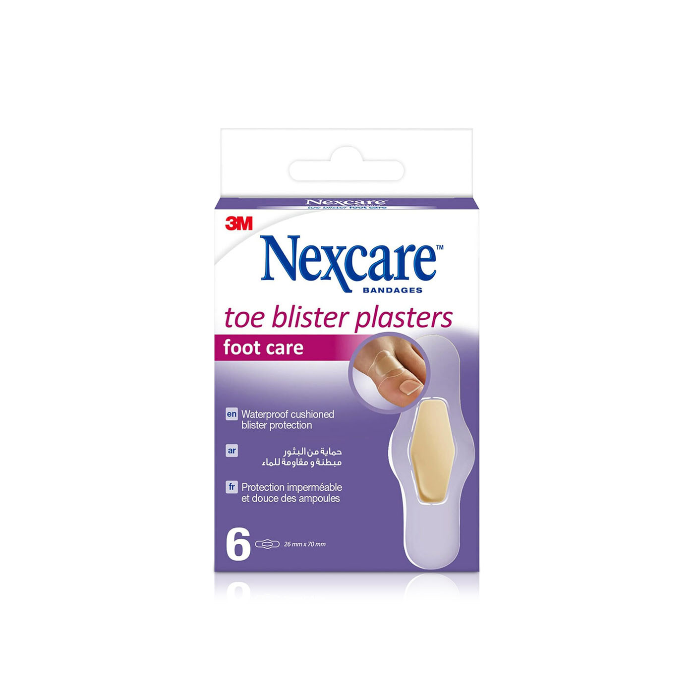 Nexcare Toe Blister Plasters x 6
