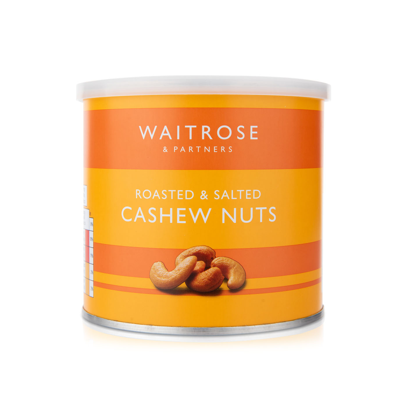 Waitrose Roasted Salted Cashews Can 300g