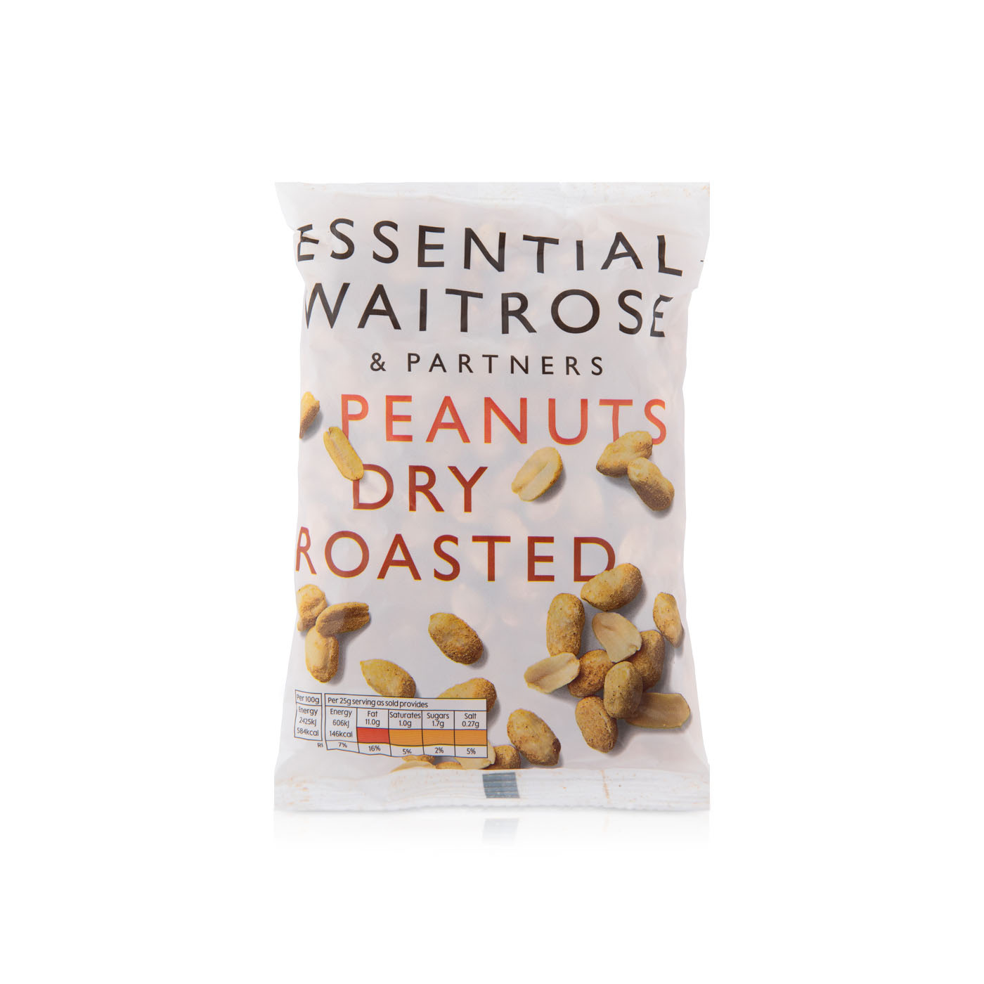 Waitrose Essential Dry Roasted Peanuts 200g
