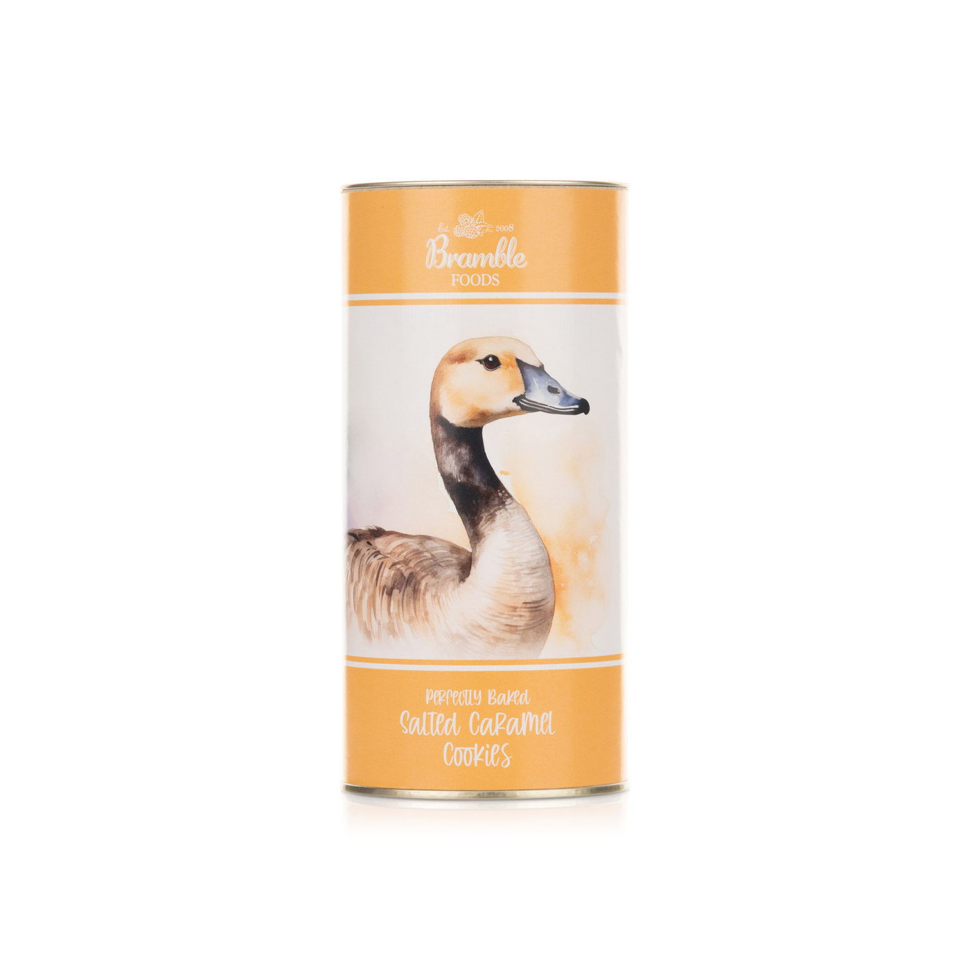 Bramble Goose Tin with Salted Caramel Cookies 100g