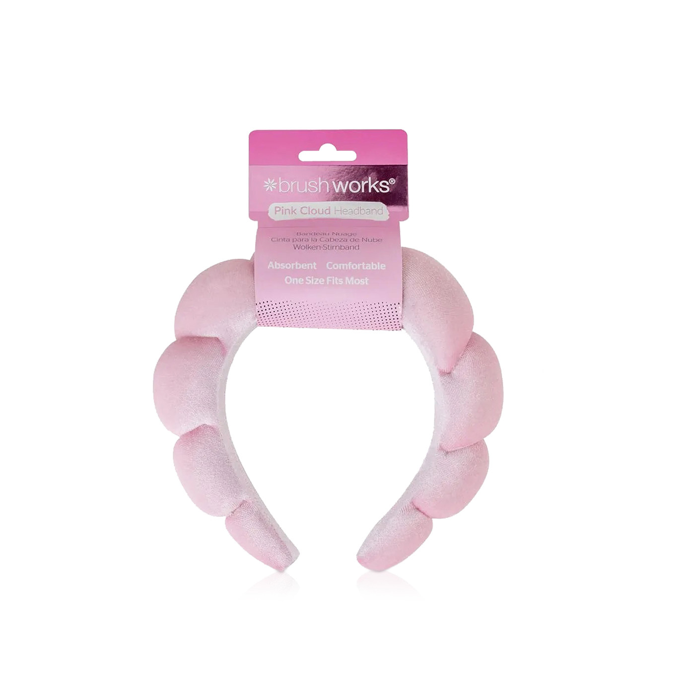 Brushworks Pink Cloud Headband