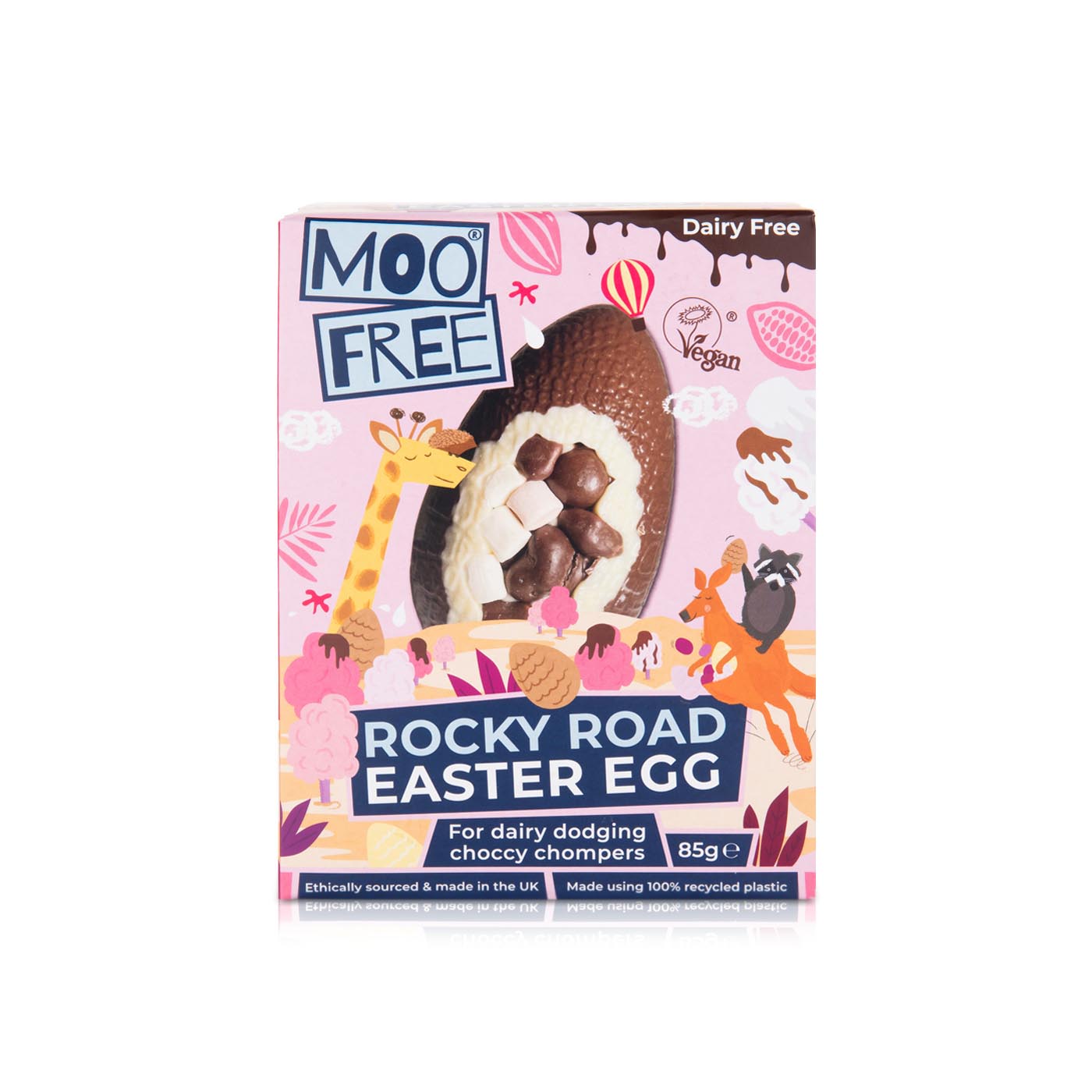 Moo Free Gluten-Free Rocky Road Easter Egg 85g