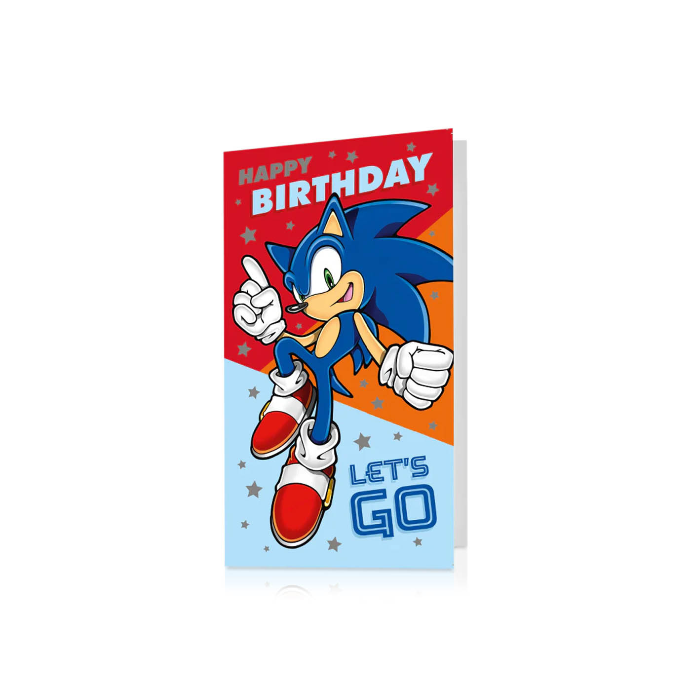 Let's Go Sonic the Hedgehog Birthday Card