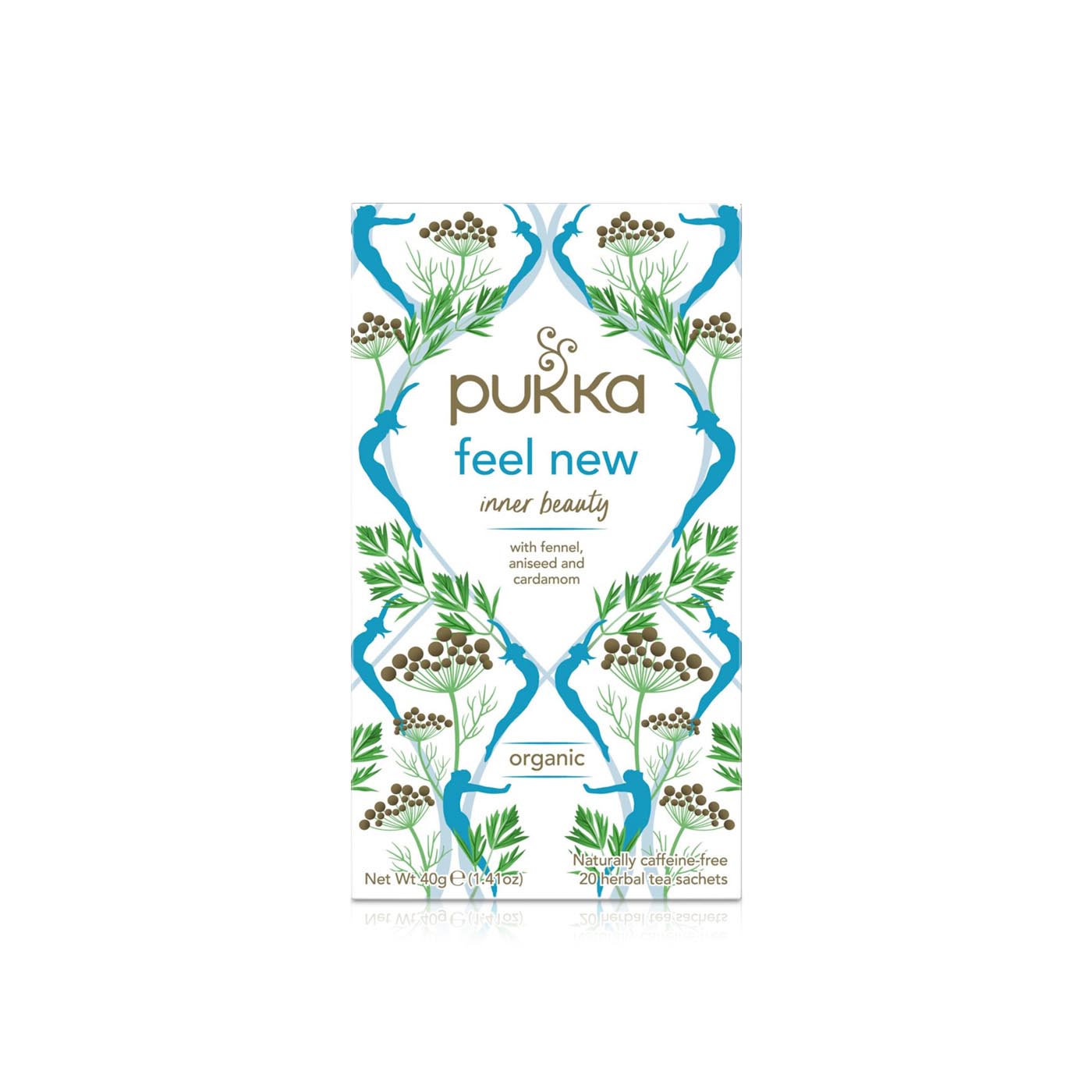 Pukka Organic Feel New Herbal Tea Bags 20s 40g
