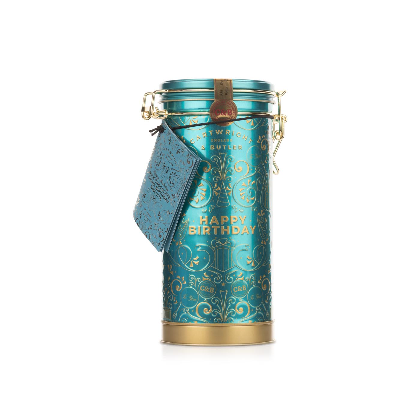 Cartwright & Butler Musical Happy Birthday Biscuit Tin 200g