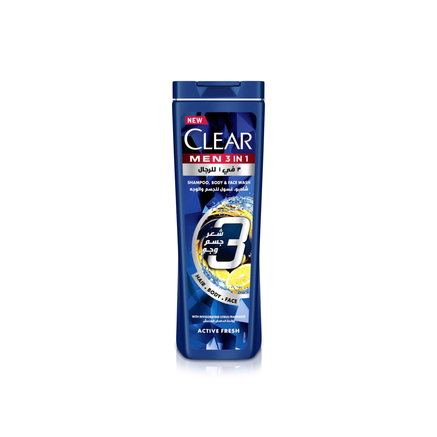 Clear Shampoo 3-in-1 Active Fresh 400ml