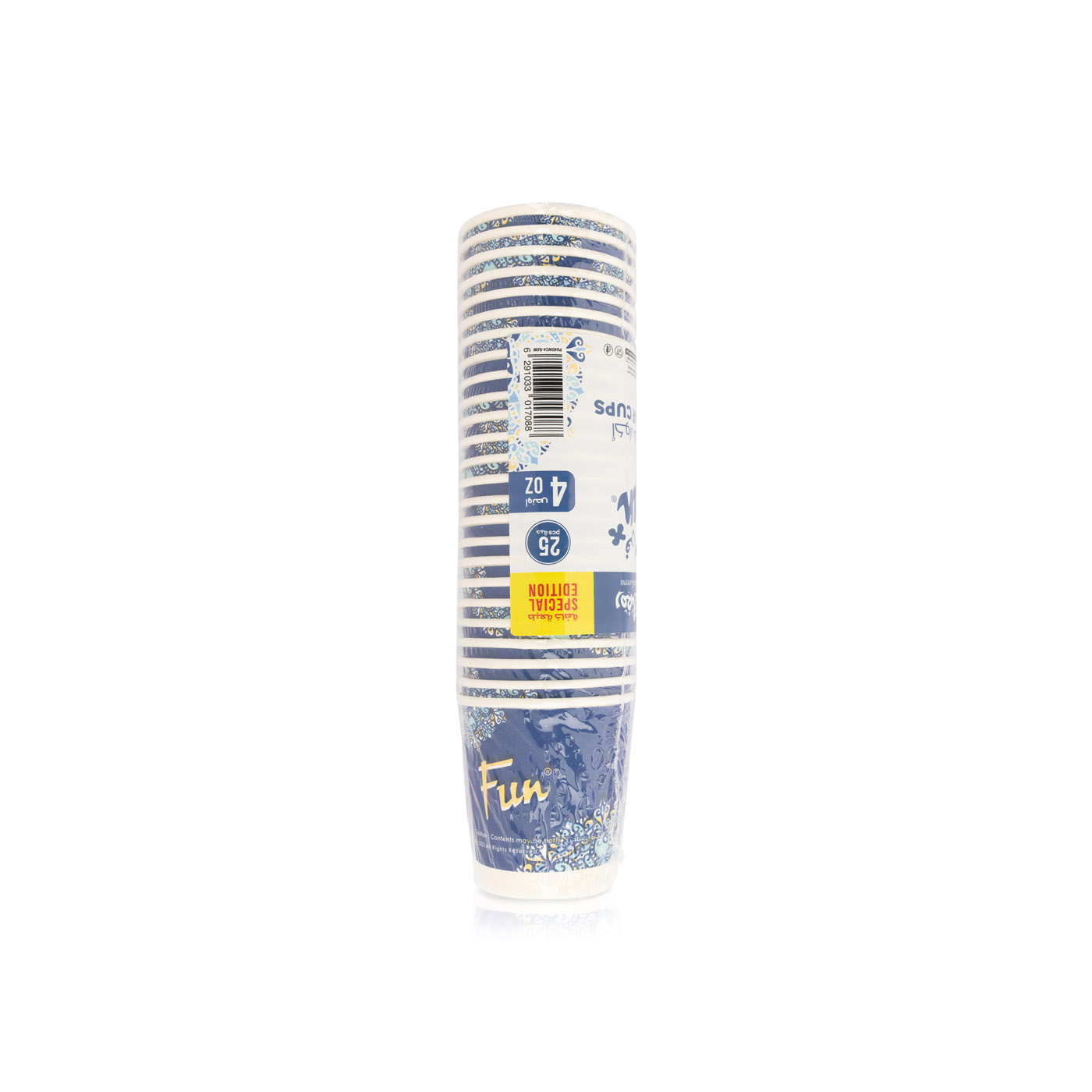 Fun Ramadan Printed Cup 4oz x 25