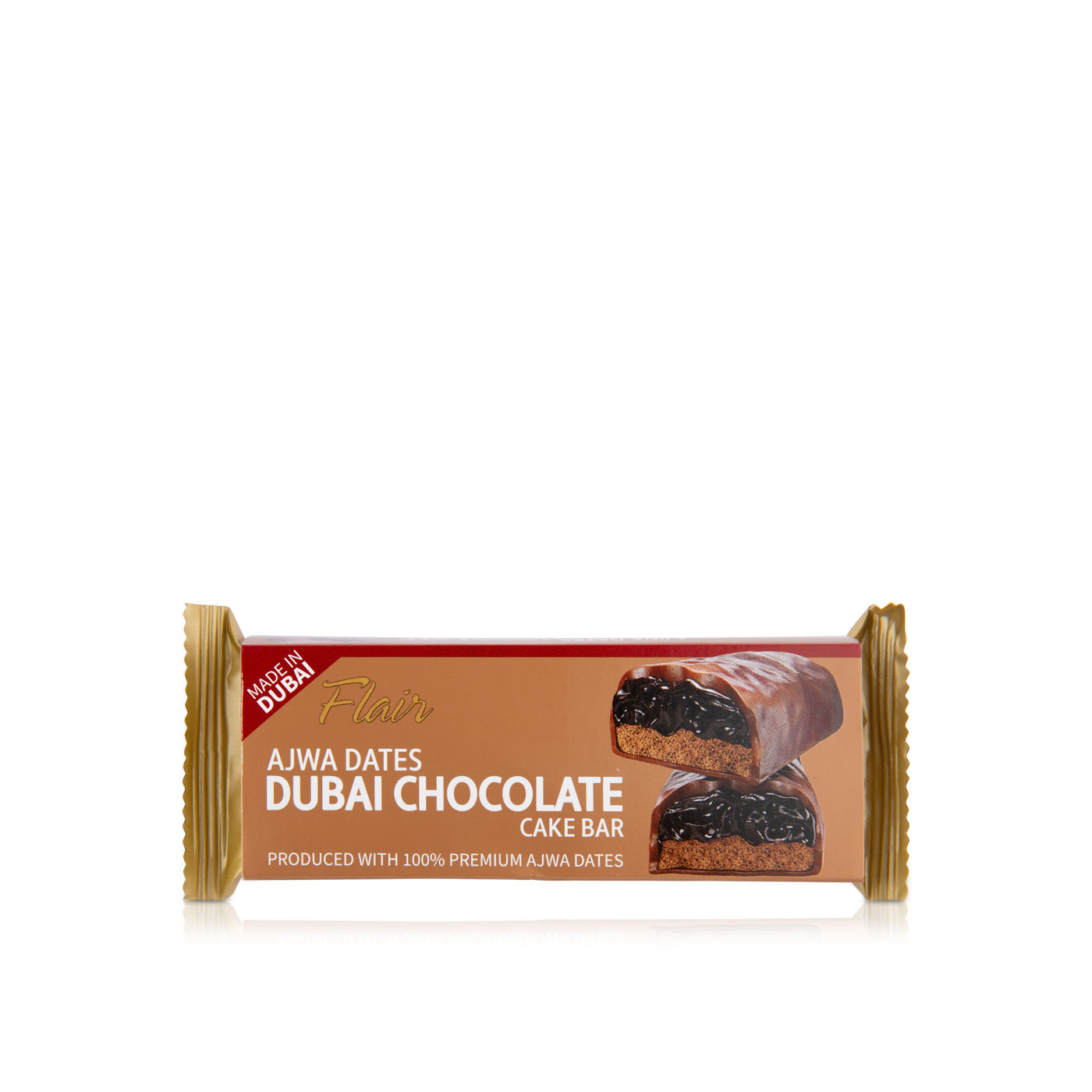 Flair Ajwa Dates Dubai Chocolate Cake Bar 55g