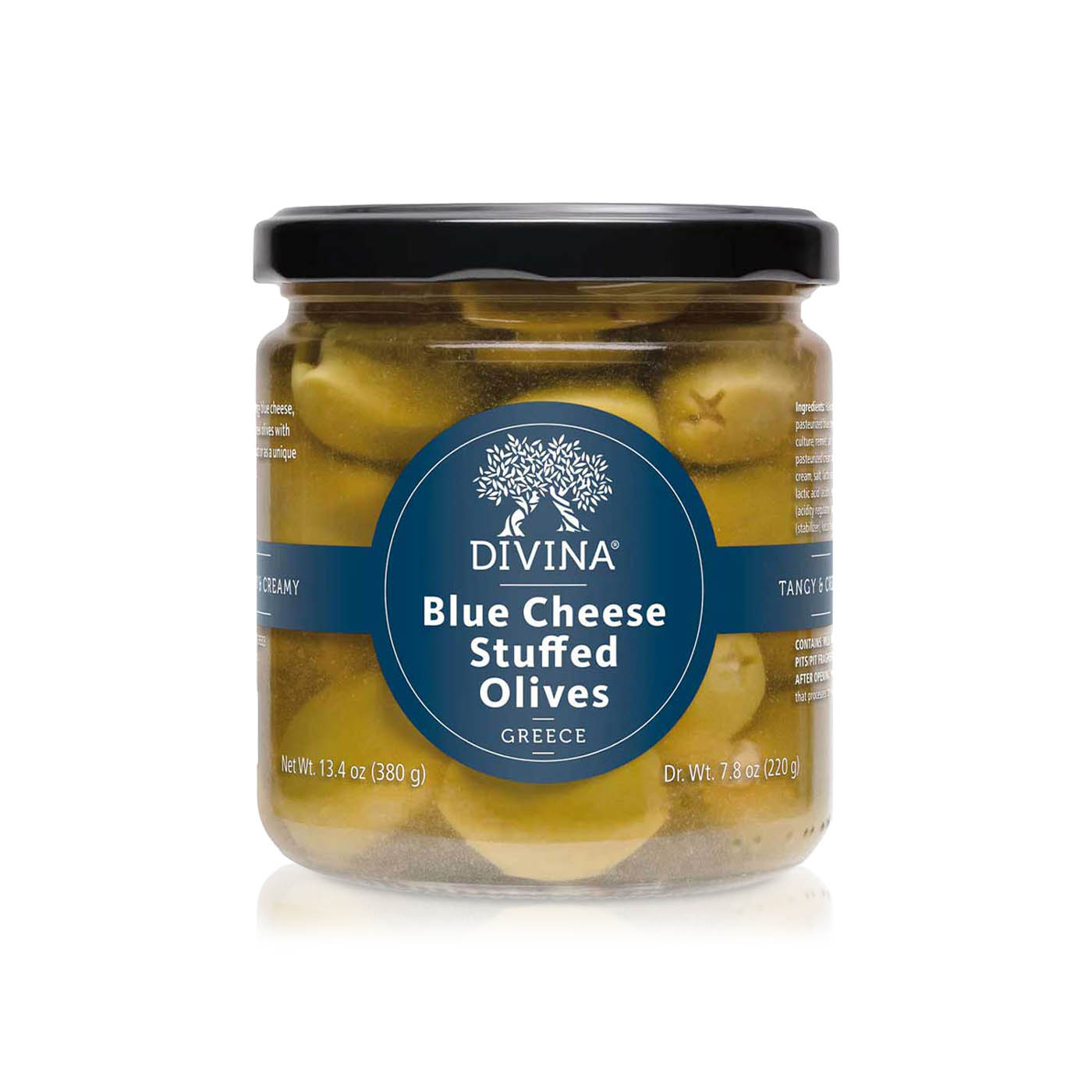 Divina Blue Cheese Stuffed Olives 380g
