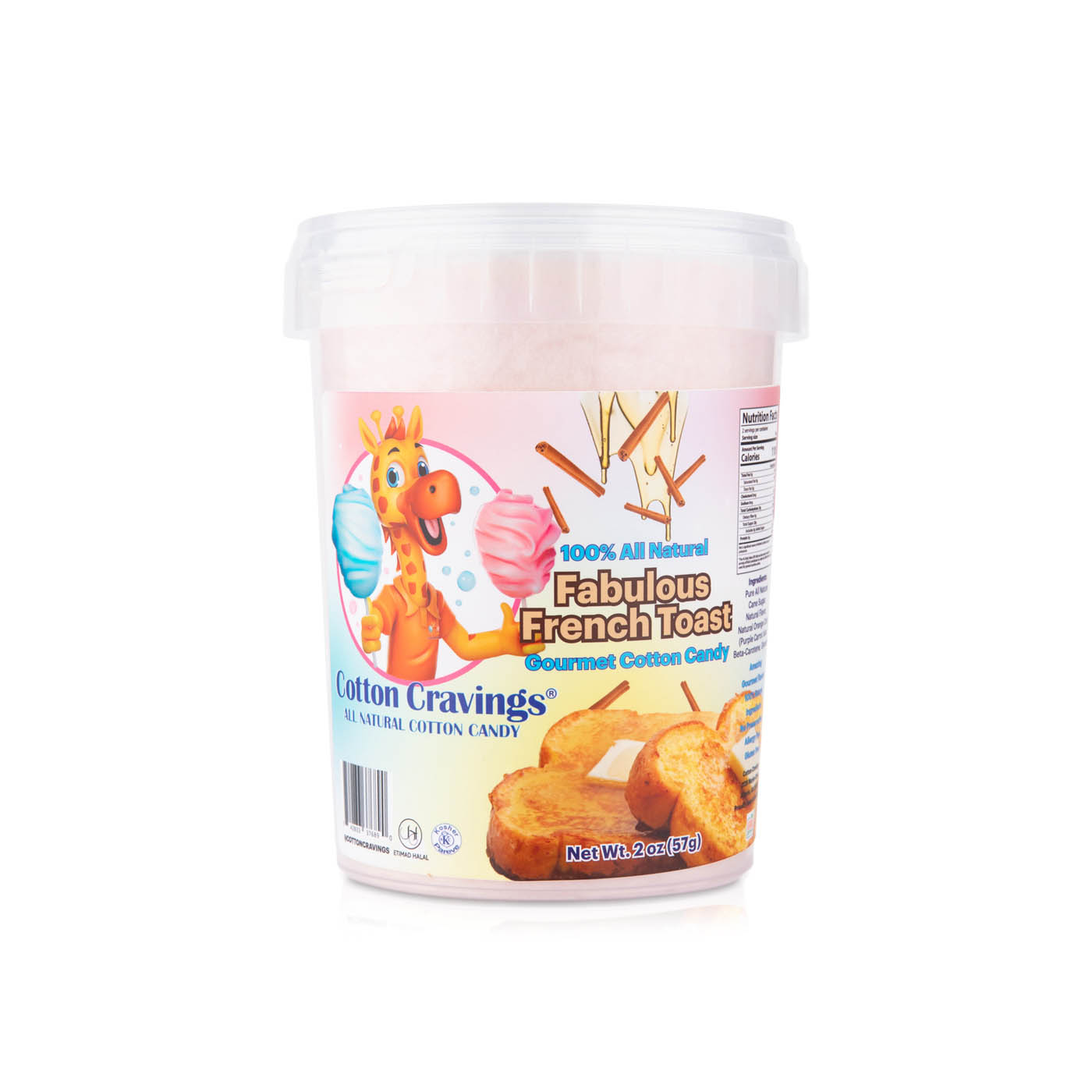 Cotton Cravings Fabulous French Toast Gourmet Cotton Candy 57g