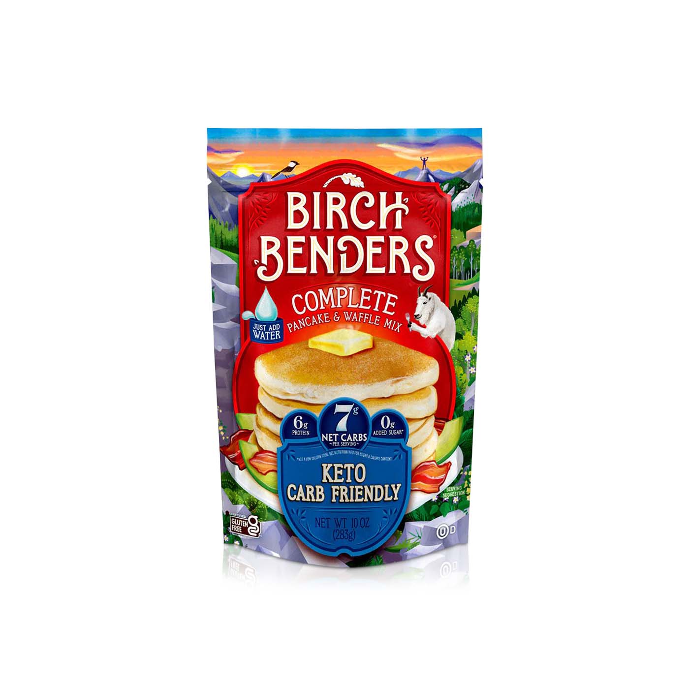 Birch Benders Keto Carb Friendly Complete Pancake and Waffle Mix 283g