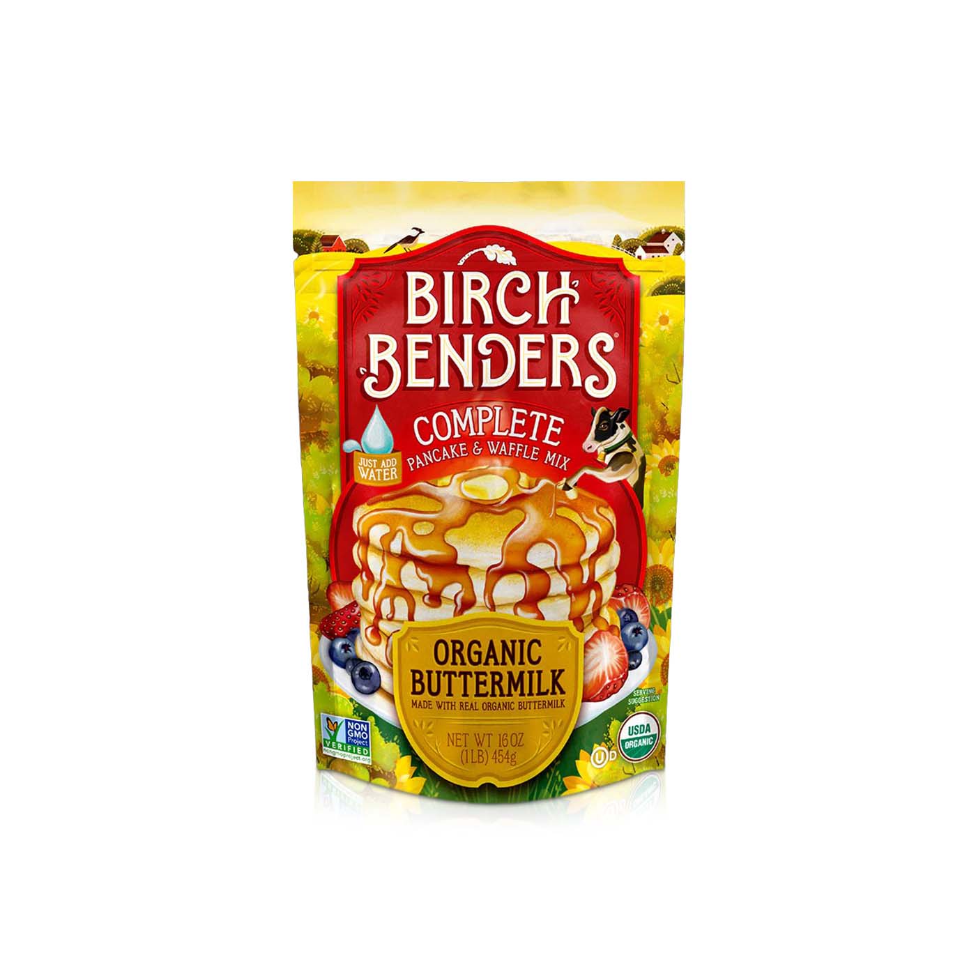Birch Benders Organic Buttermilk Complete Pancake and Waffle Mix 454g
