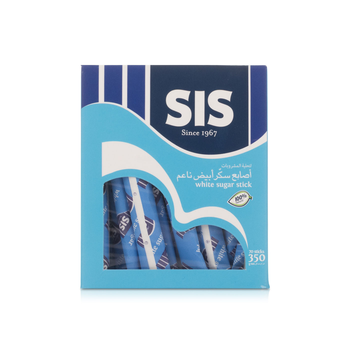 Sis White Sugar Sticks 70s 350g