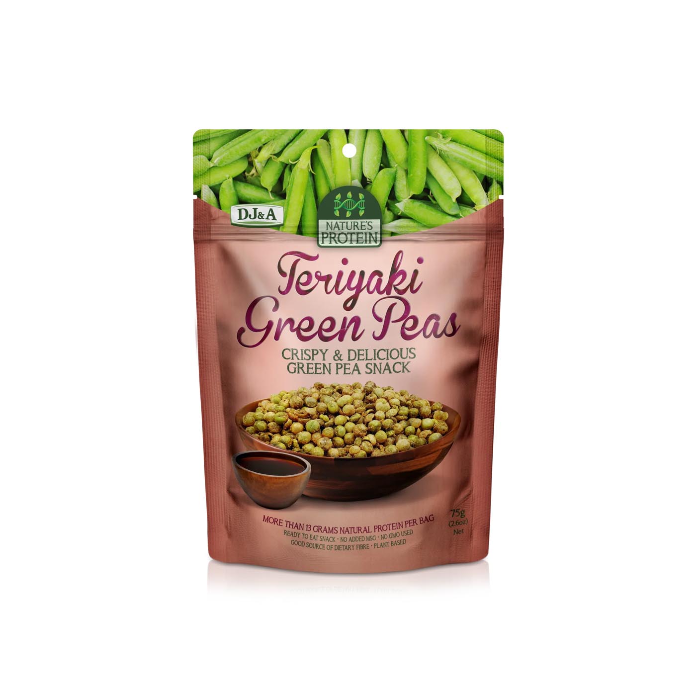 DJ&A Nature's Protein Teriyaki Green Peas 75g