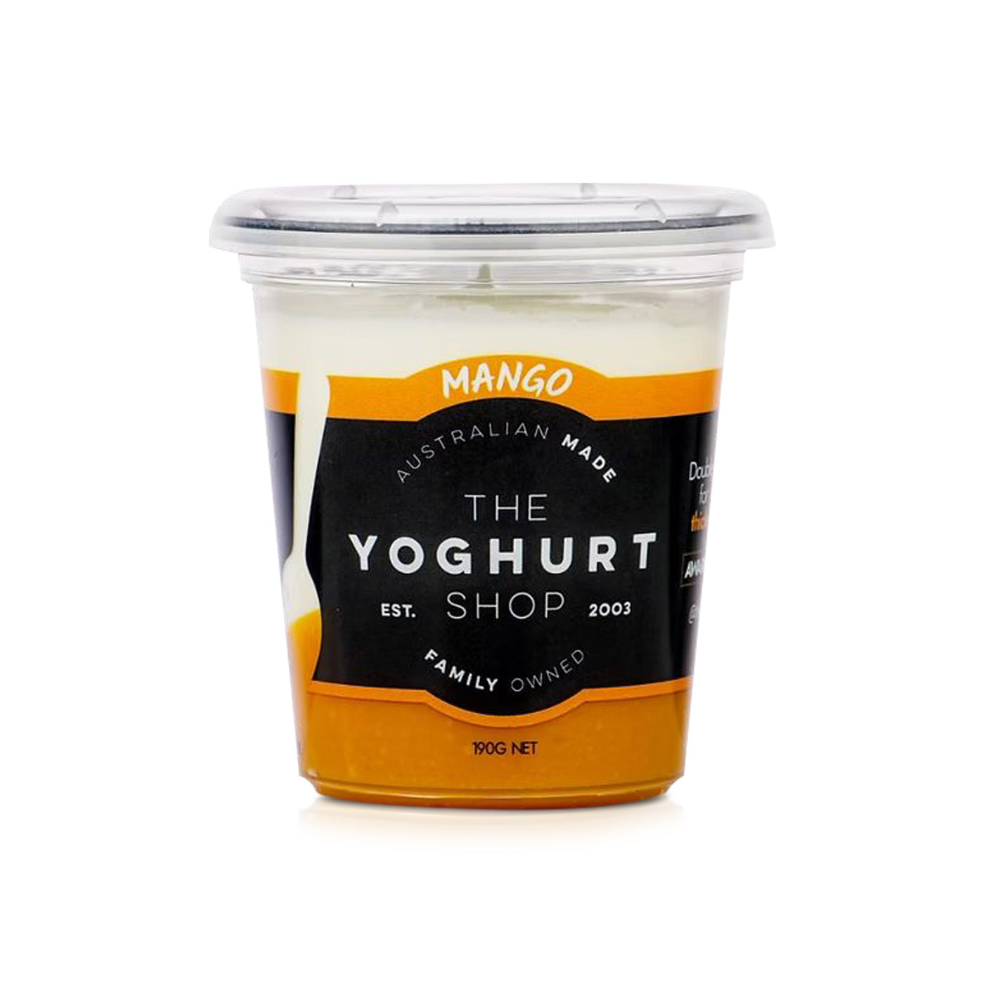 The Yoghurt Shop Mango Yoghurt 190g