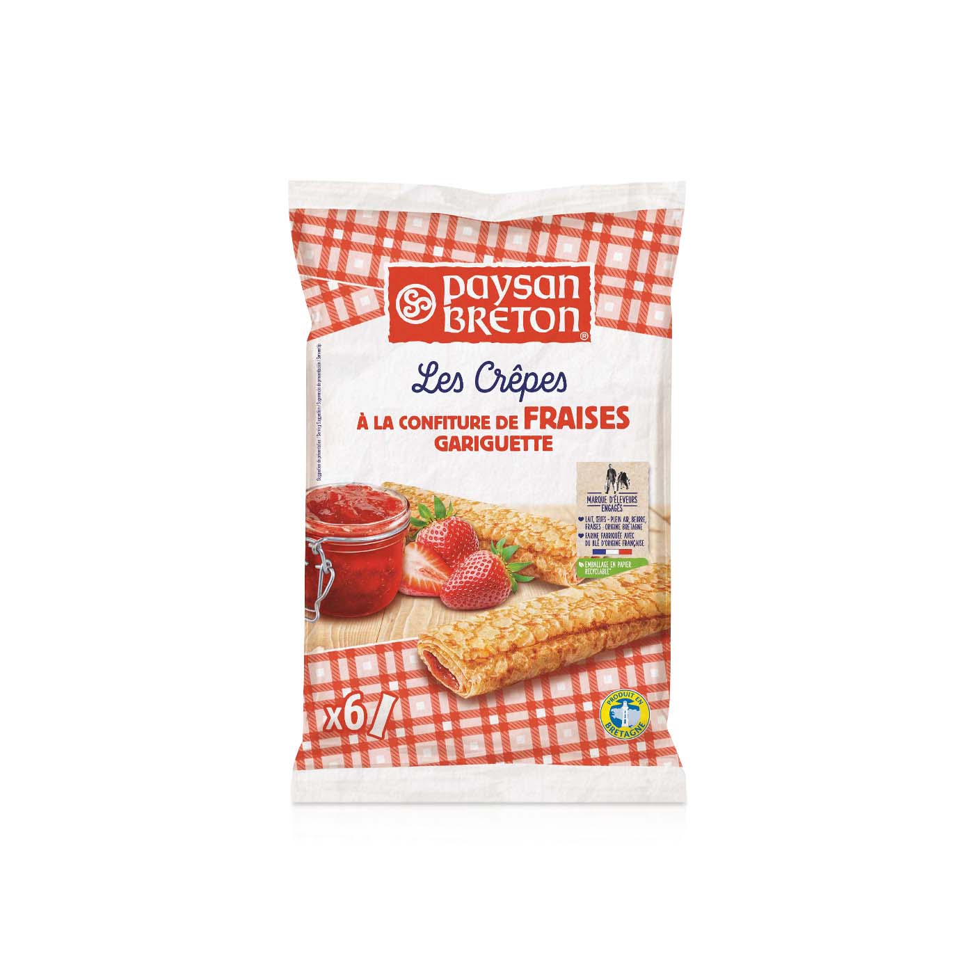 Paysan Breton Strawberry Pancake 180g
