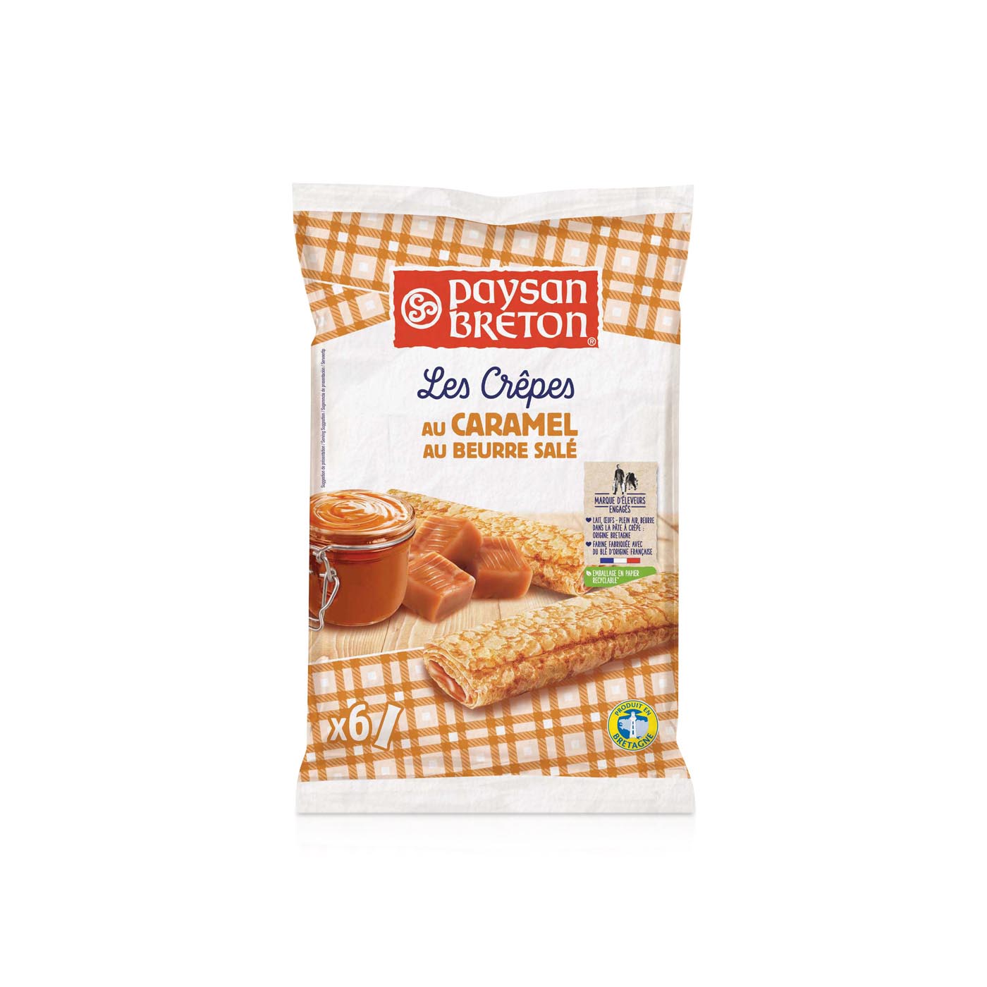 Paysan Breton Caramel Filled Crepes 180g