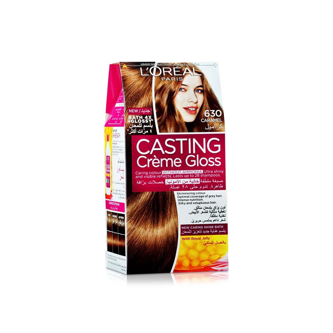 L'Oreal Casting Creme Gloss 630 Caramel Semi-Permanent Hair Dye
