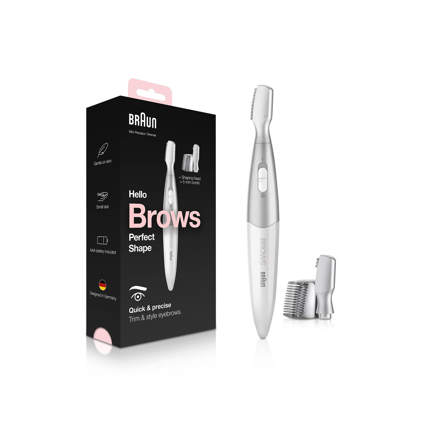 Braun Mini Precision Eyebrow Trimmer Fg1106