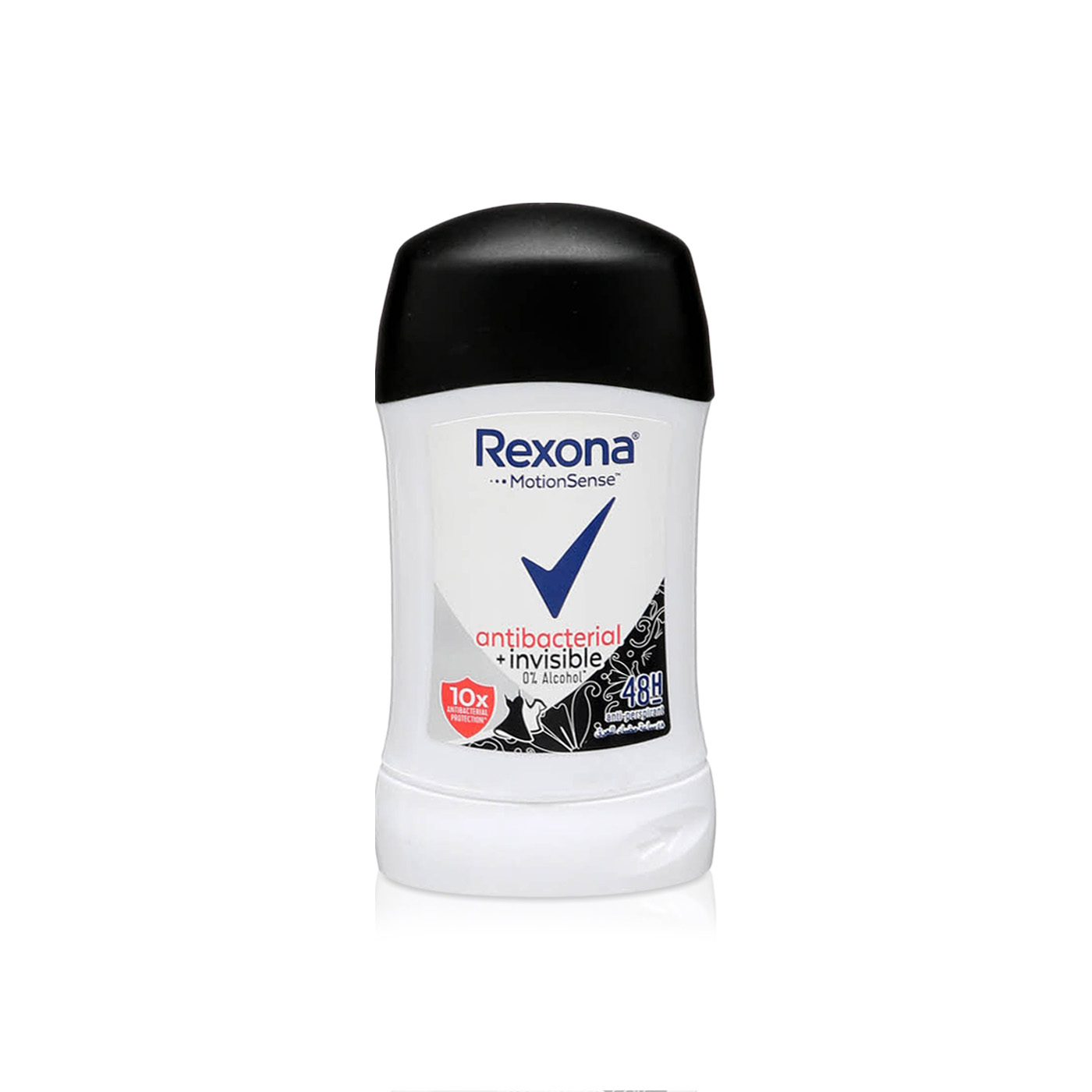Rexona Anti-Bacterial and Invisible 48hr Anti-Perspirant Stick 40g