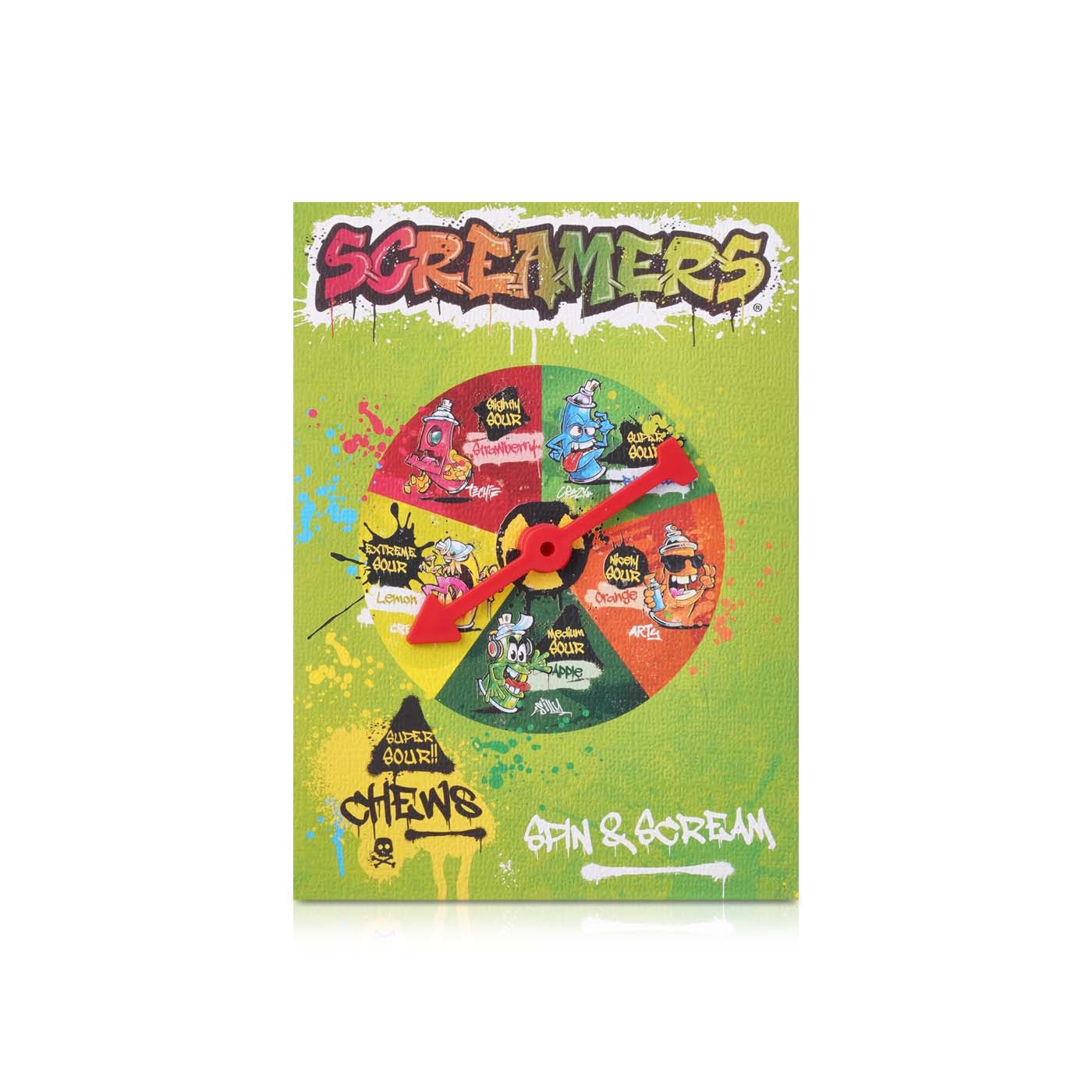 Zed Candy Screamers Chew Spinner Game 90g