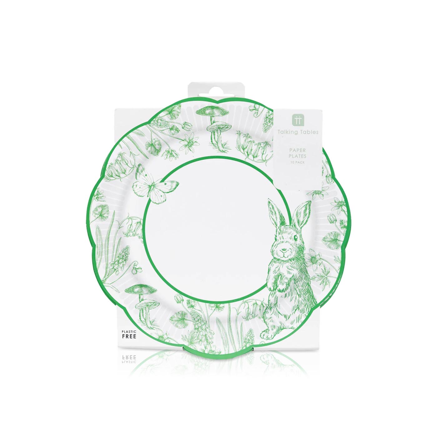 Talking Tables Playful Pierre Scalloped Paper Plates 23cm x 10