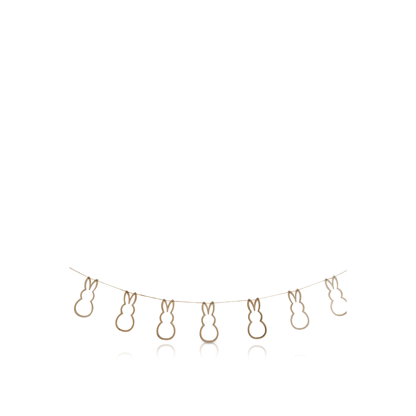 Ginger Ray Wooden Easter Bunny Bunting