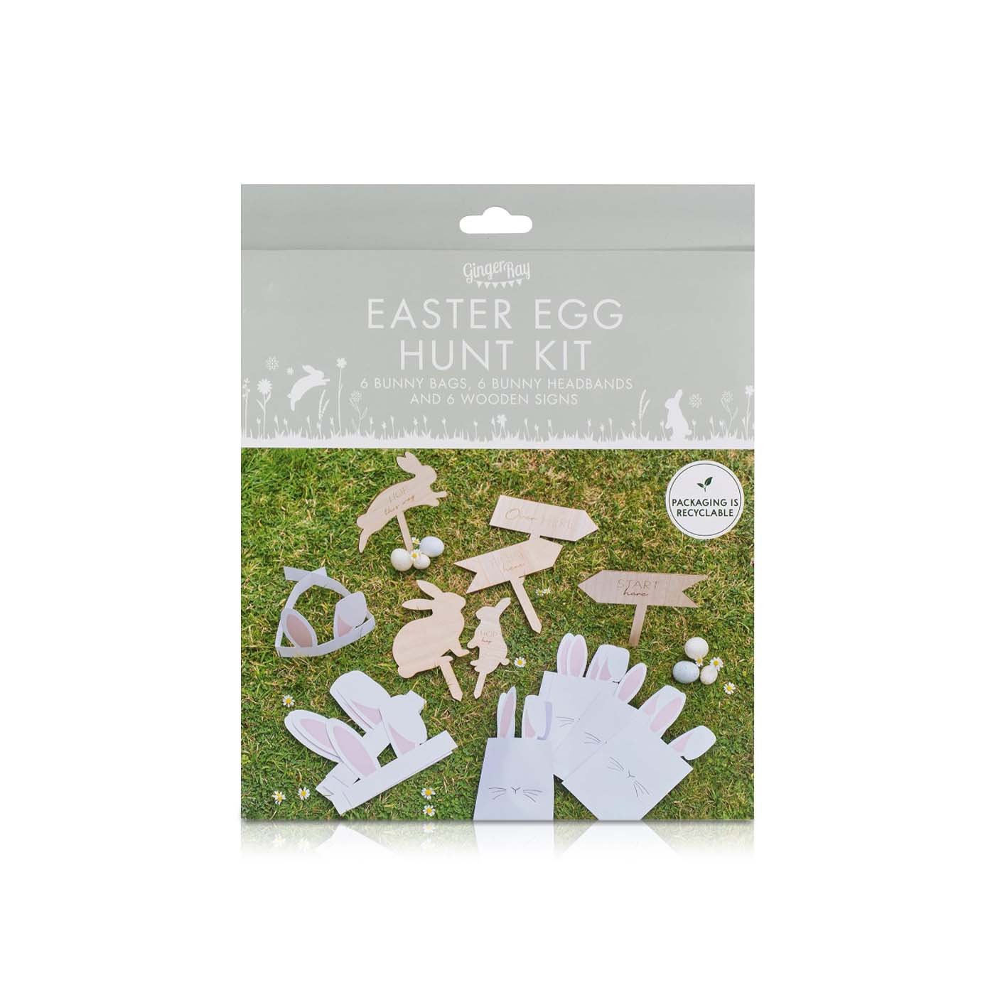 Ginger Ray Wooden Easter Egg Hunt Kit