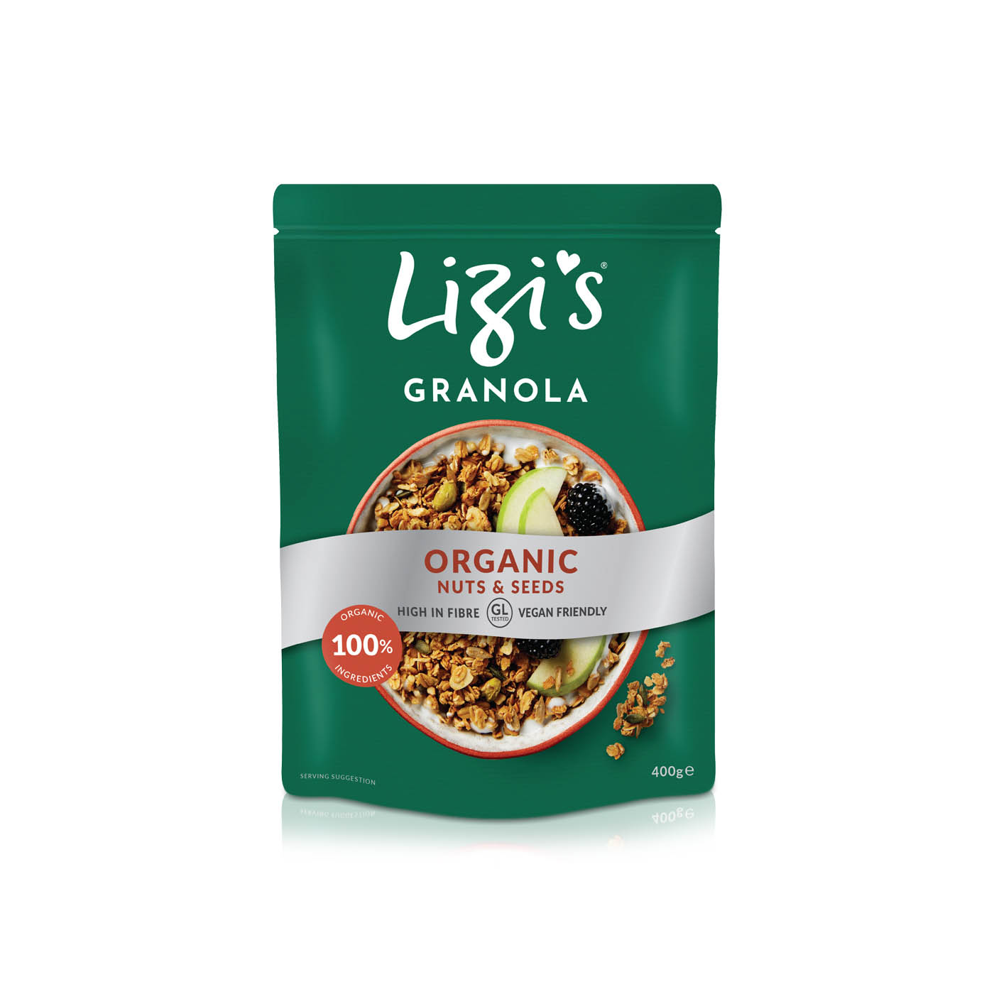 Lizi's Granola Organic Nuts and Seeds 400g