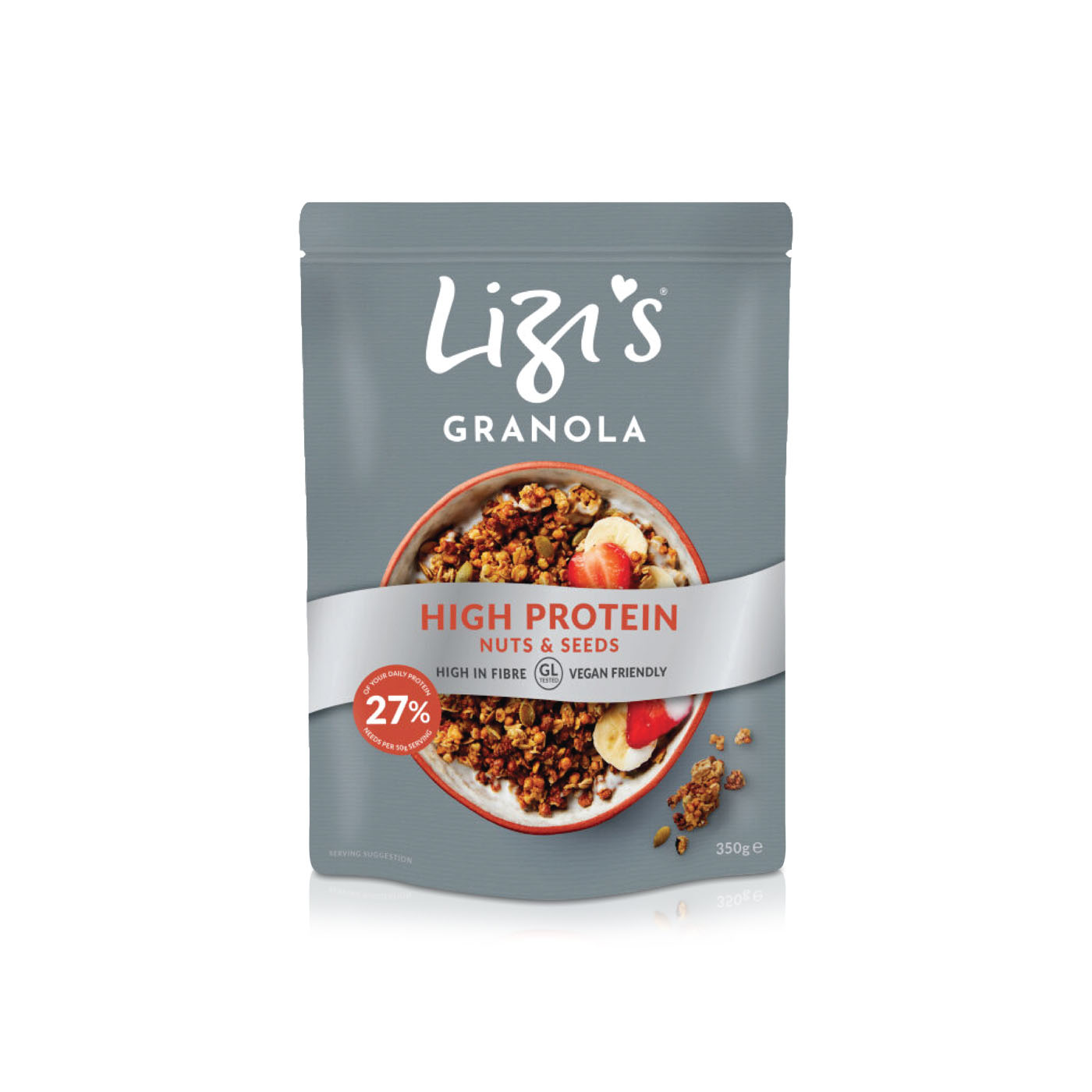 Lizi's Granola High Protein Nuts and Seeds 350g