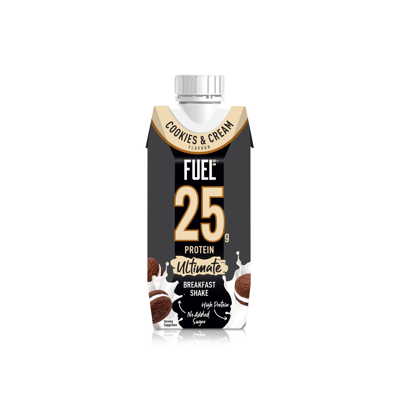 Fuel10k Cookies and Cream Ultimate Protein Breakfast Shake 330ml