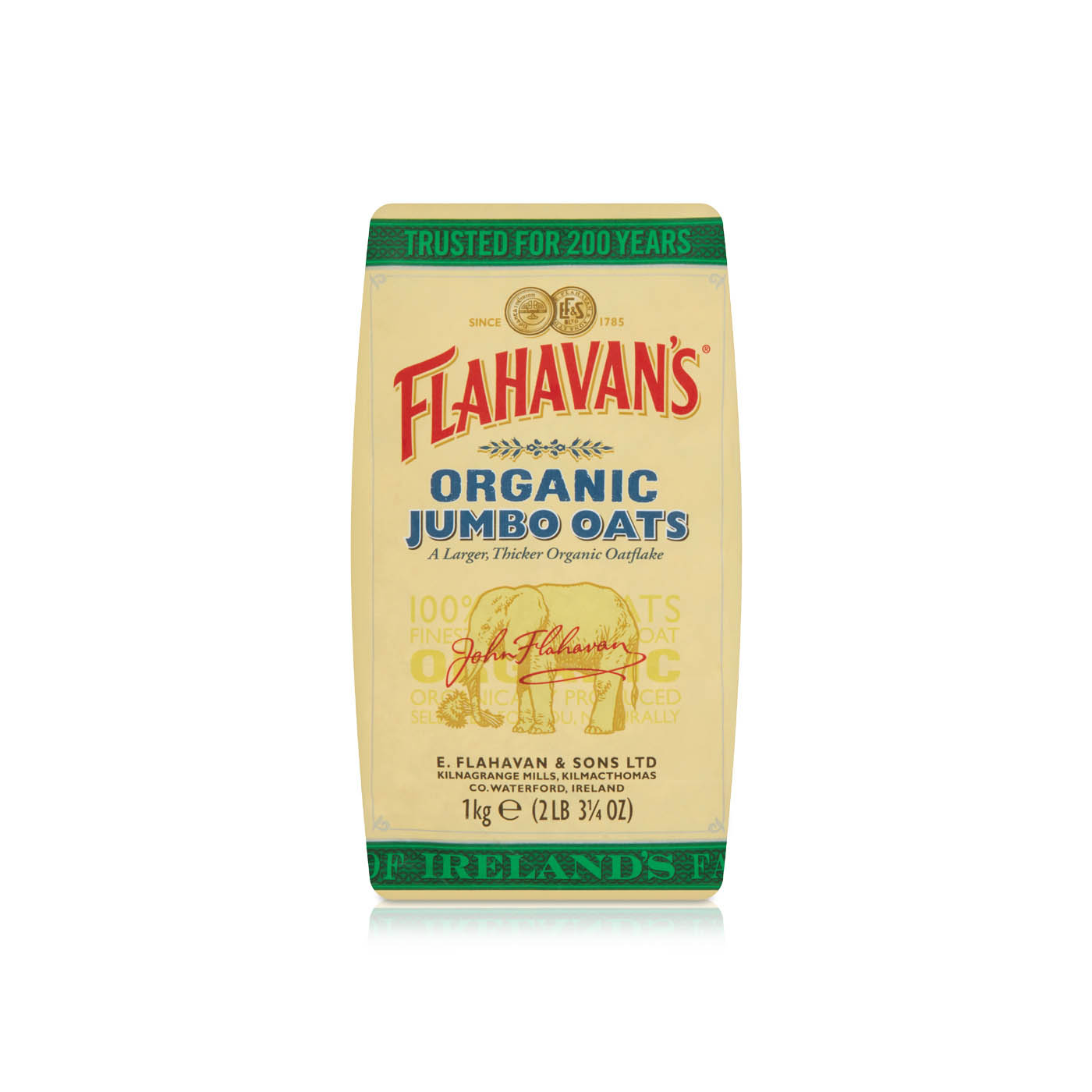 Flahavan's Organic Jumbo Oats 1kg