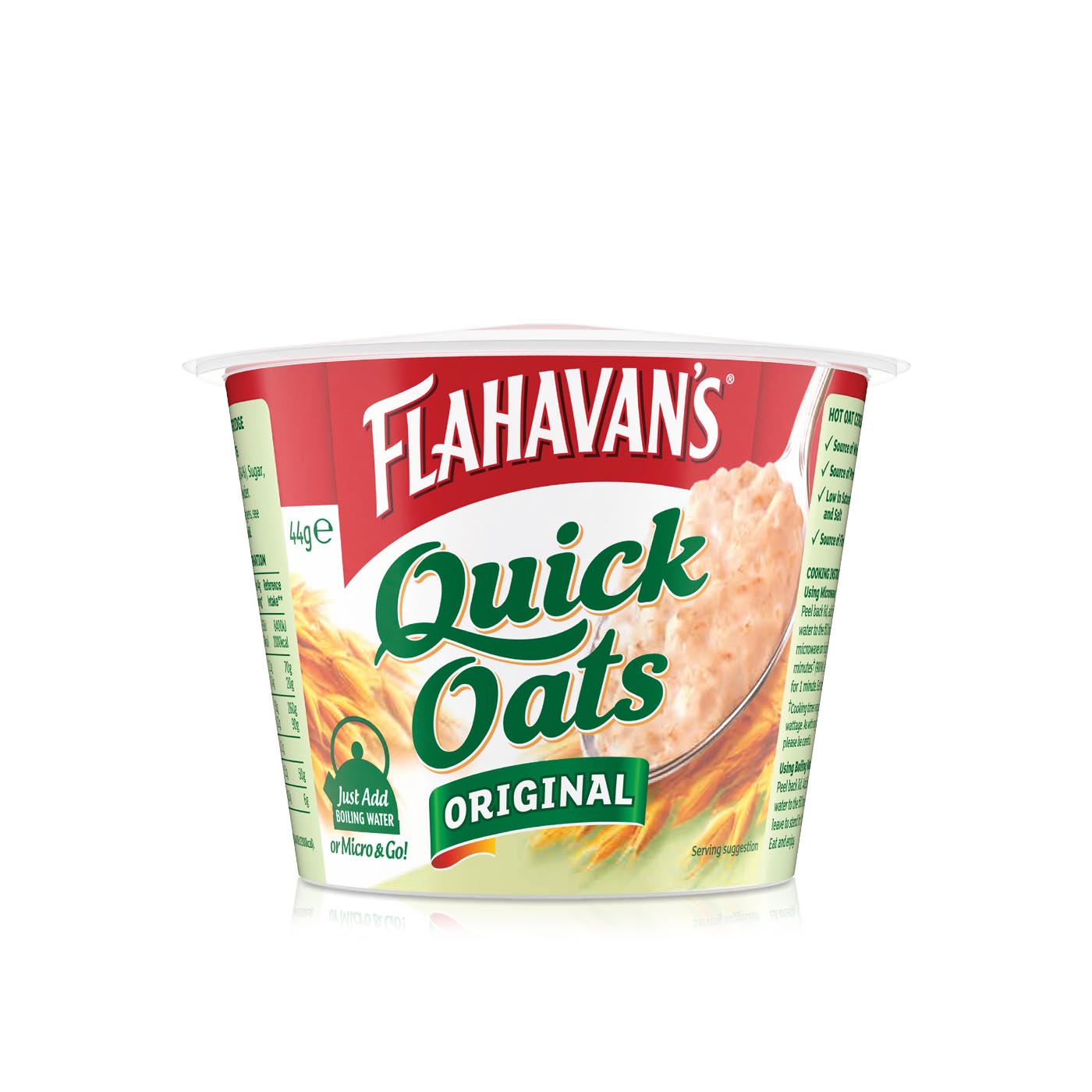 Flahavan's Original Quick Oats 44g