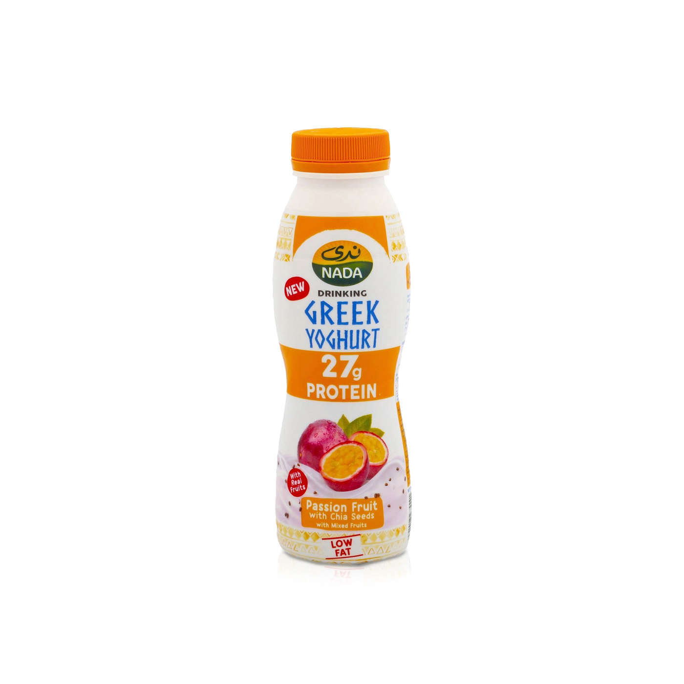 Nada Drinking Greek Yoghurt Passion Fruit with Chia Seeds 330ml