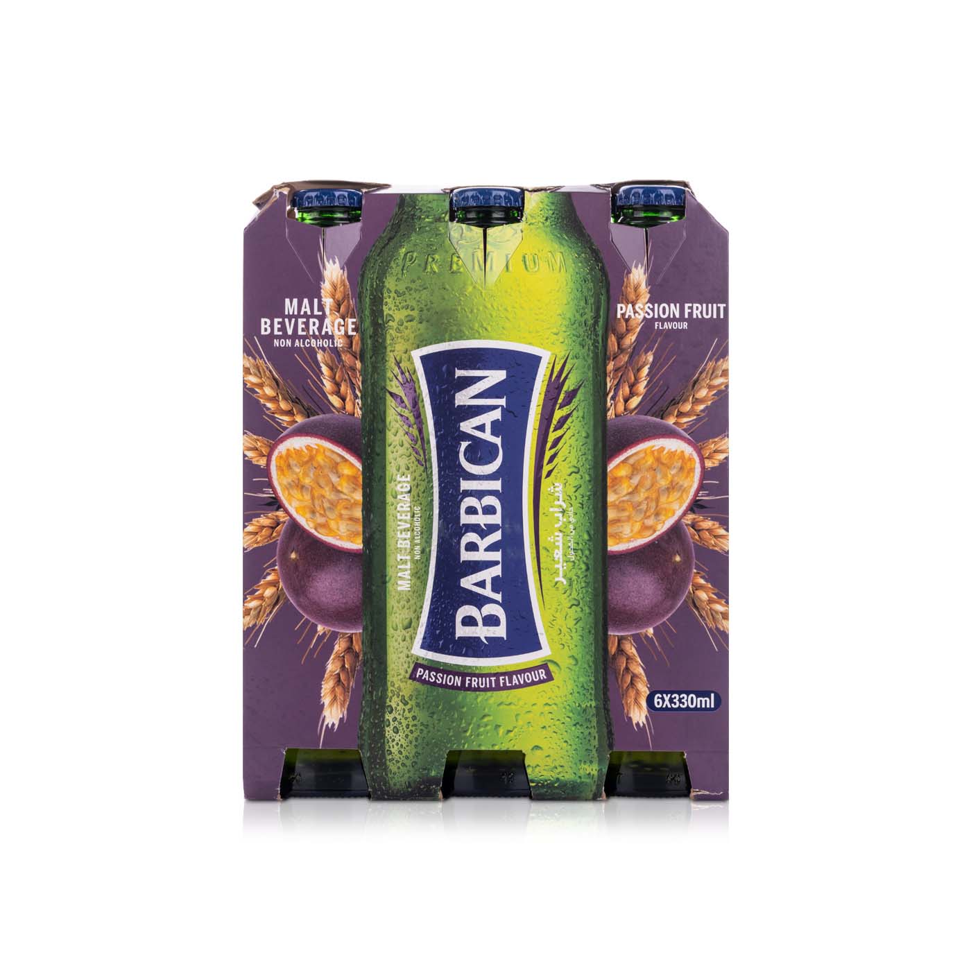 Barbican Passion Fruit Malt Non Alcoholic Beer 330ml x 6