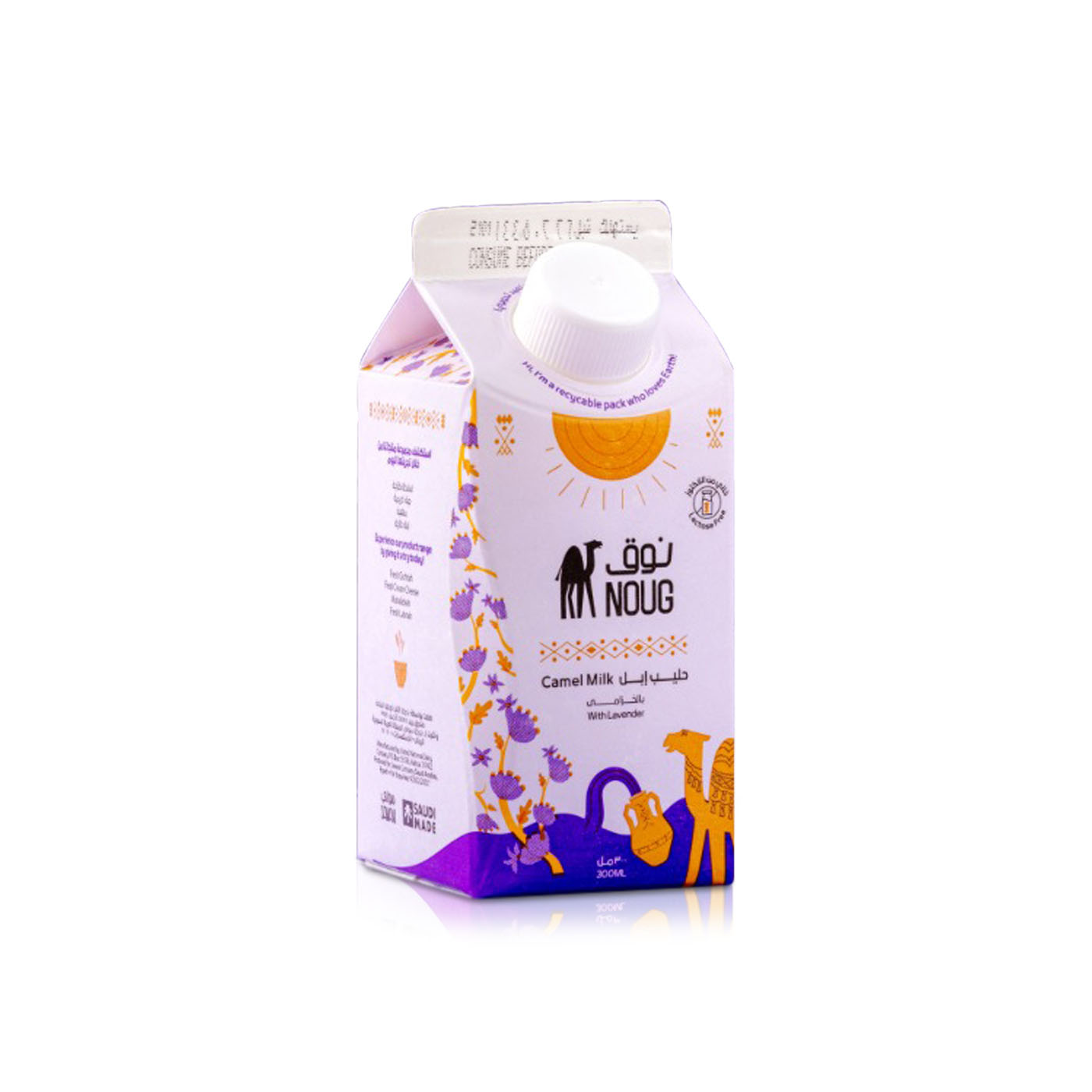 Noug Camel Milk with Lavender 300ml