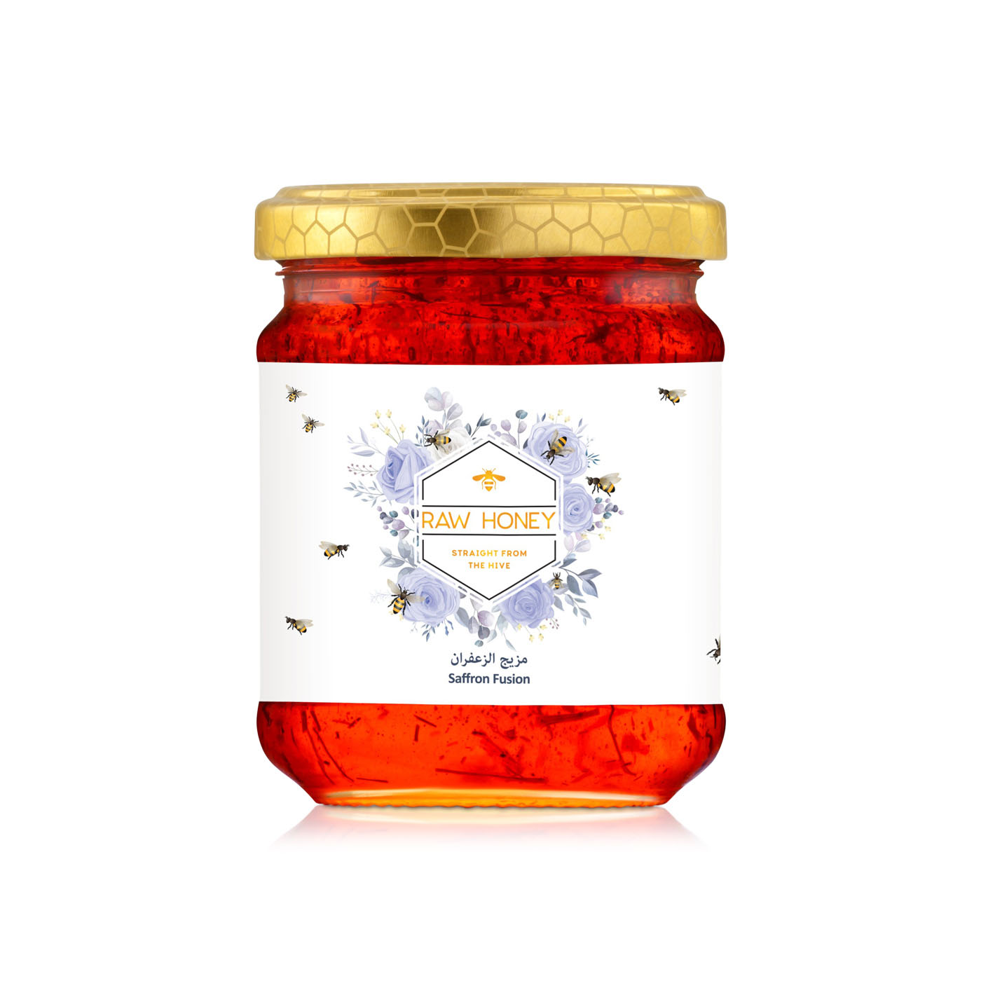 Raw Honey Saffron 250g