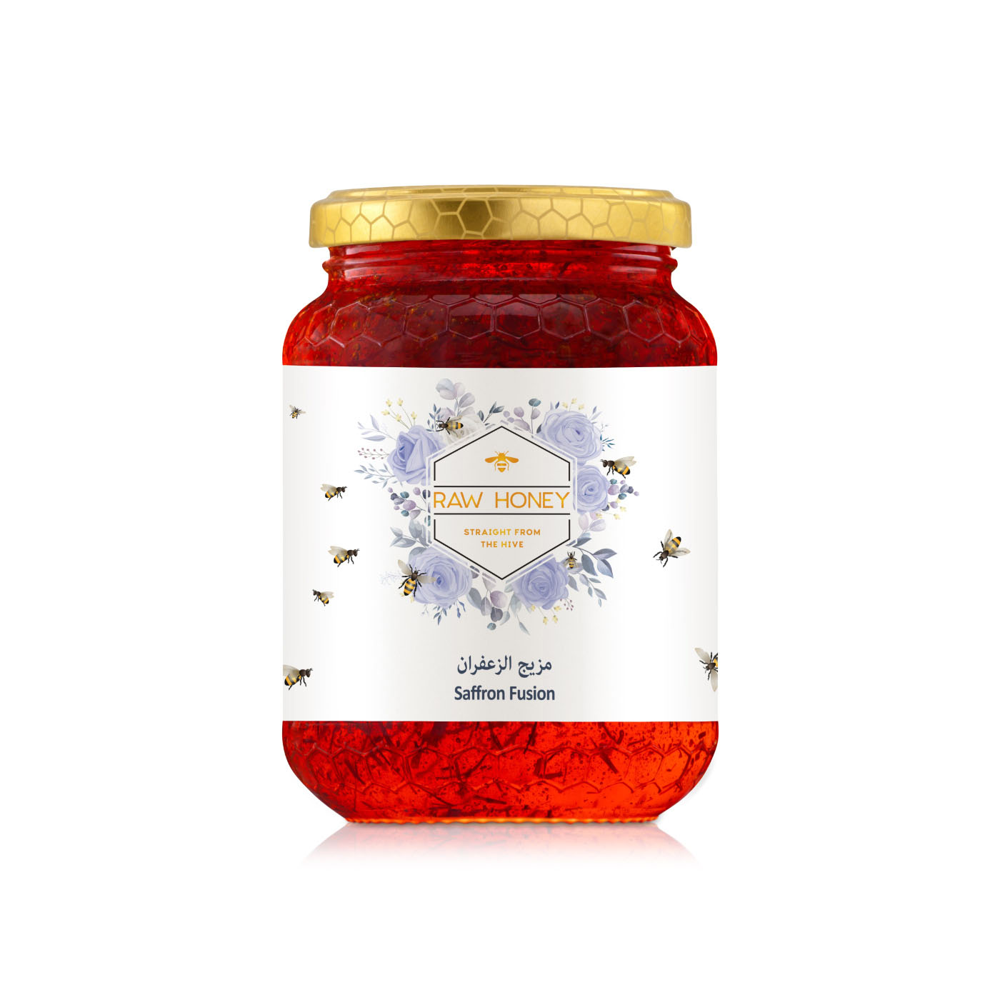 Raw Honey Saffron 1kg