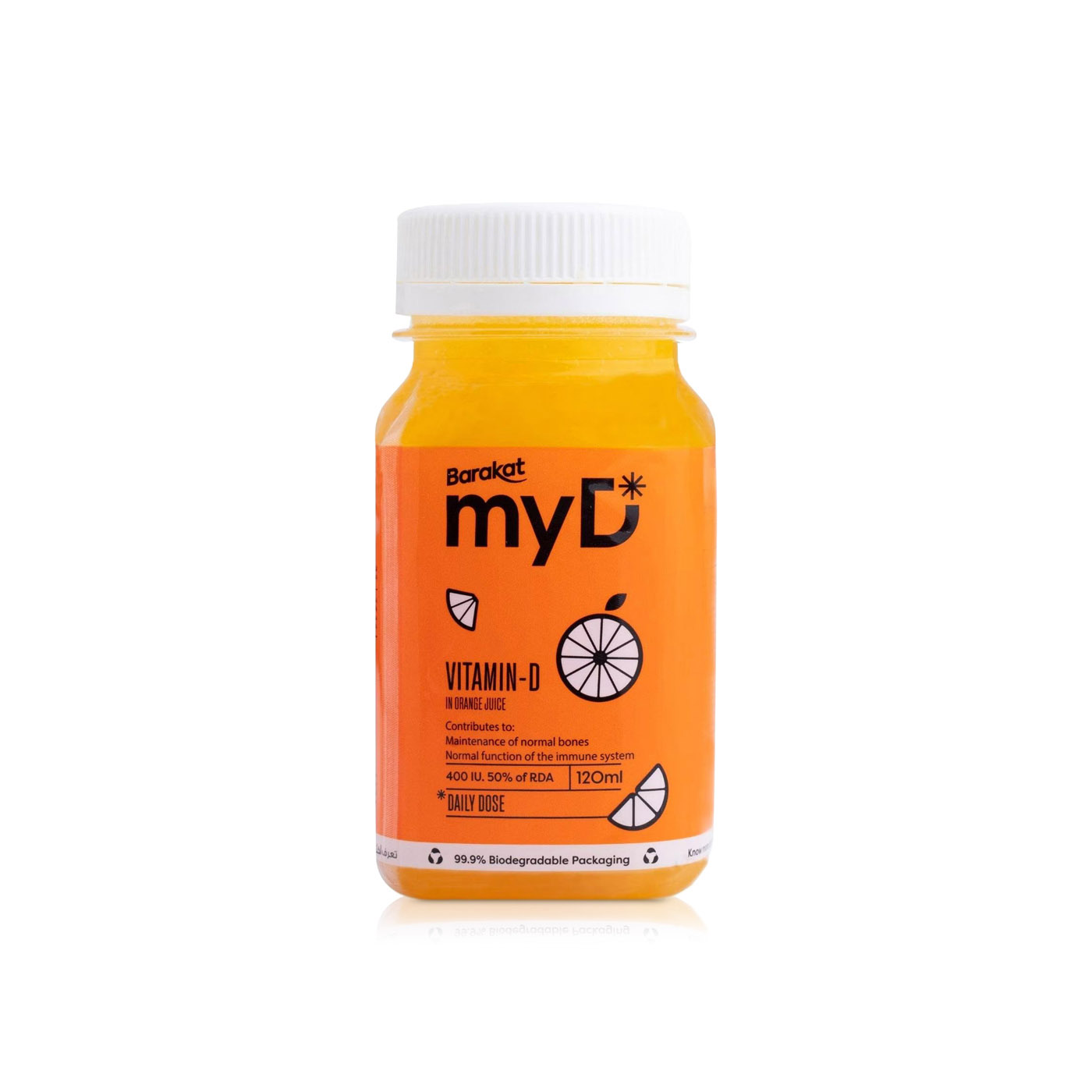 Barakat myD Vitamin D in Orange Juice 120ml
