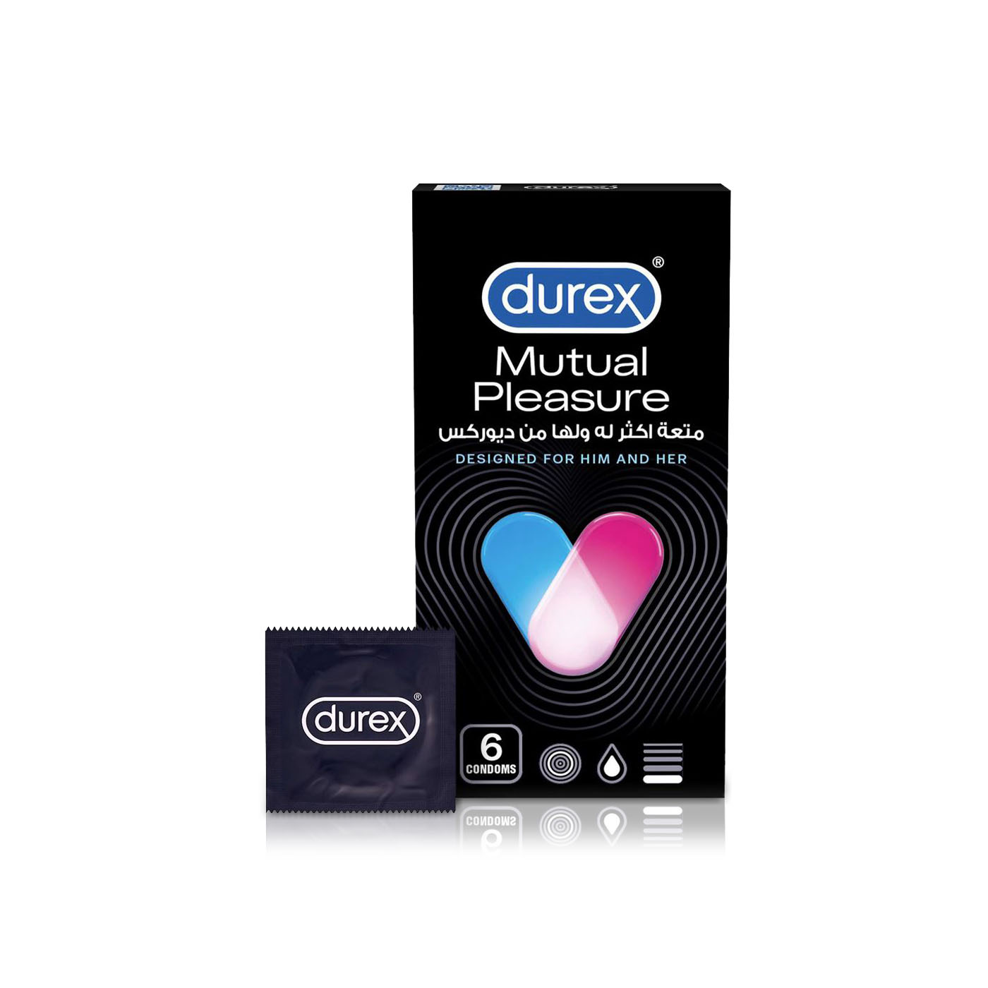 Durex Mutual Pleasure Condom x 6