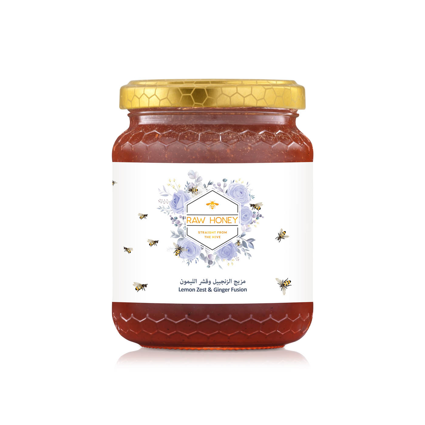 Raw Honey Lemon Zest Ginger Fusion 500g