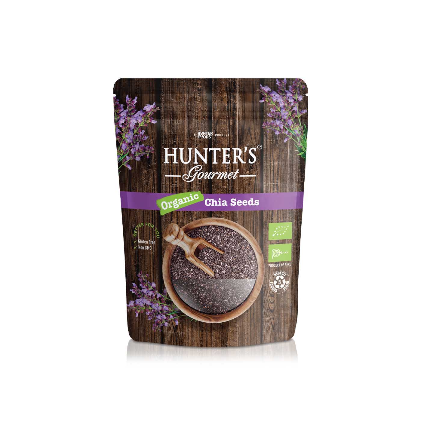 Hunter's Gourmet Organic Chia Seeds 300g