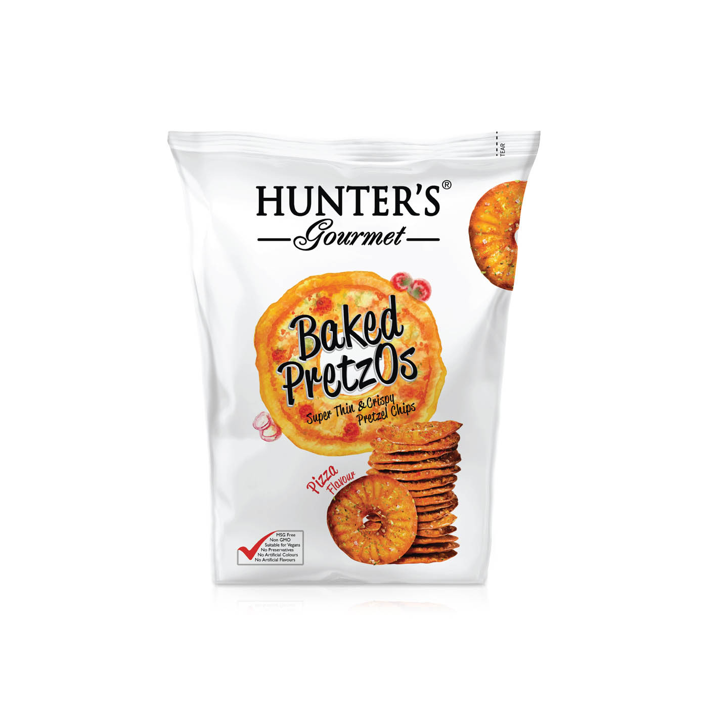 Hunter's Gourmet Baked PretzOs Pizza Flavour 70g