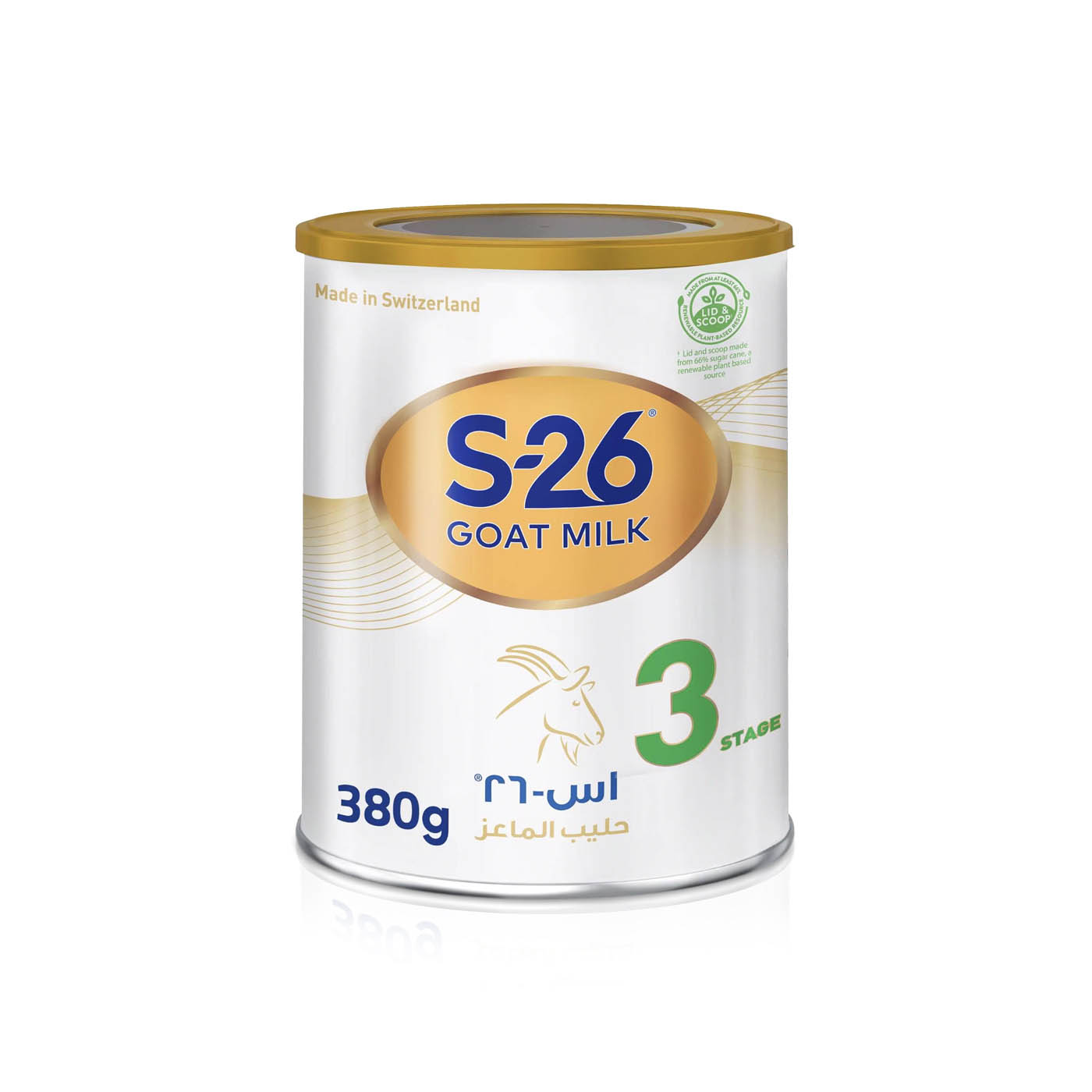 Wyeth Nutrition S-26 Stage 3 Goat Milk Baby Formula 380g