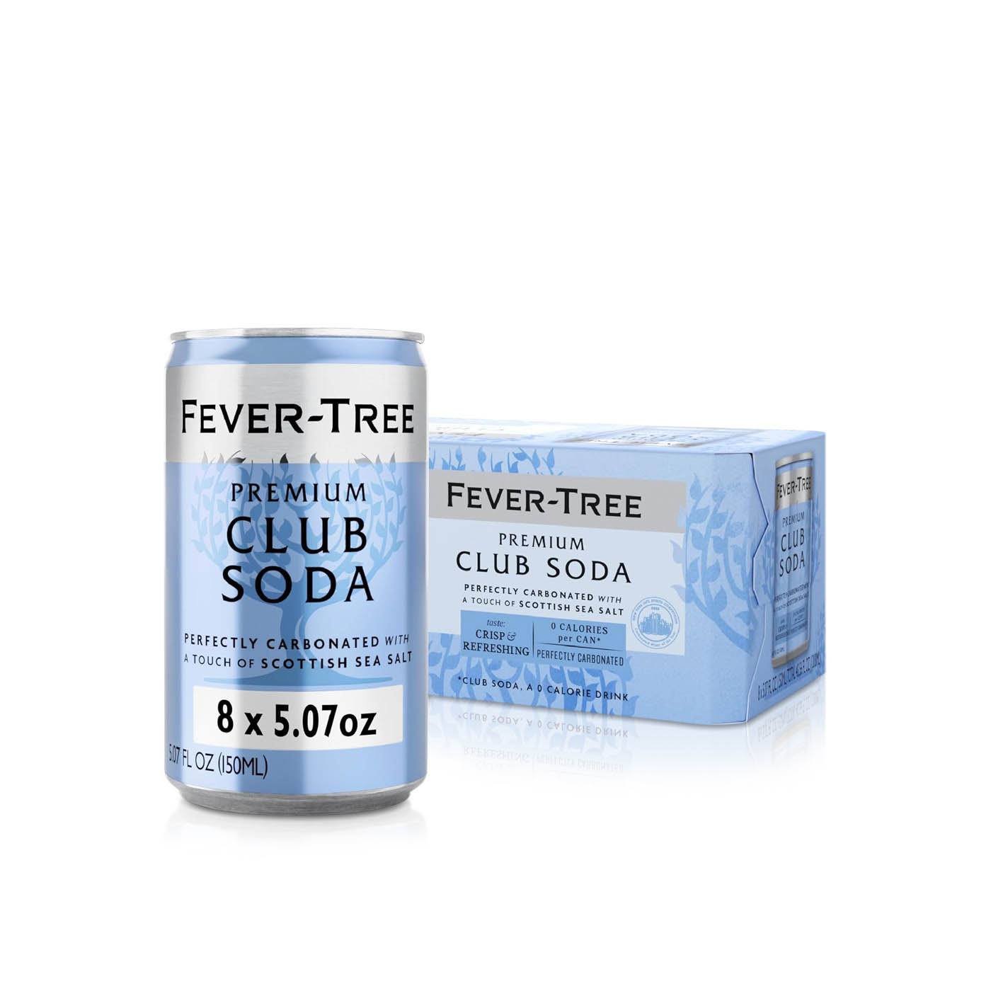 Fever Tree Premium Club Soda 150ml x 8